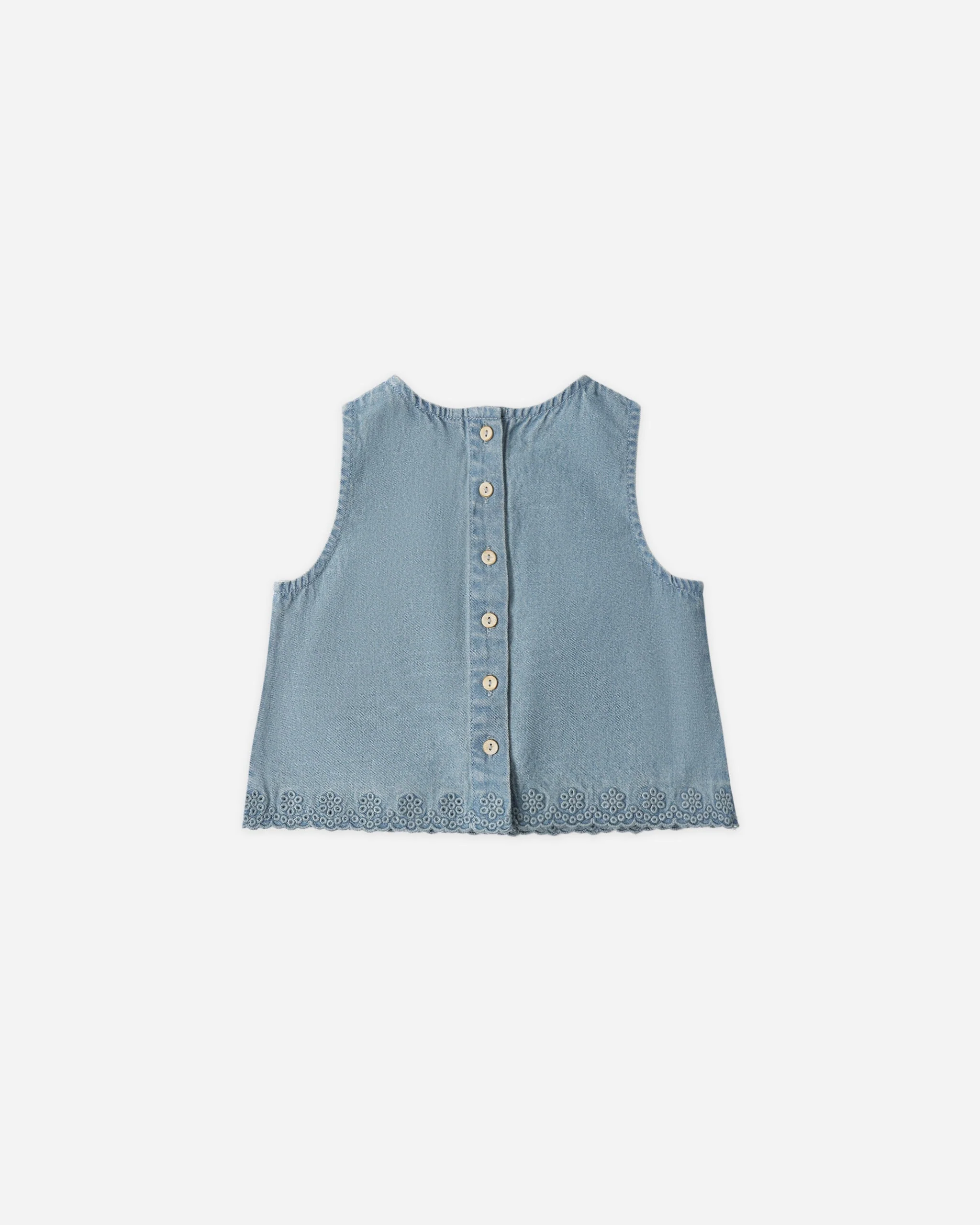 Aaron Top Washed Blue - Image 2
