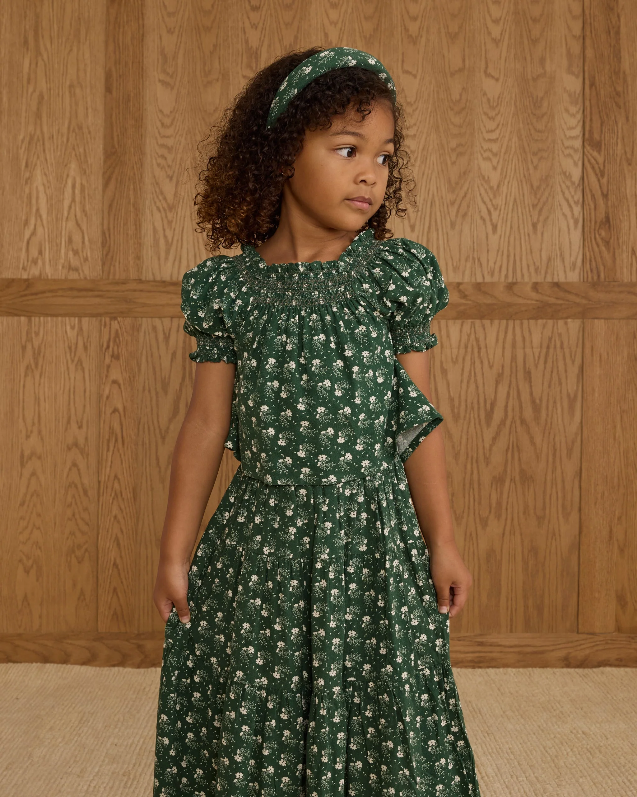 Ada Blouse || Green Ditsy - Image 3