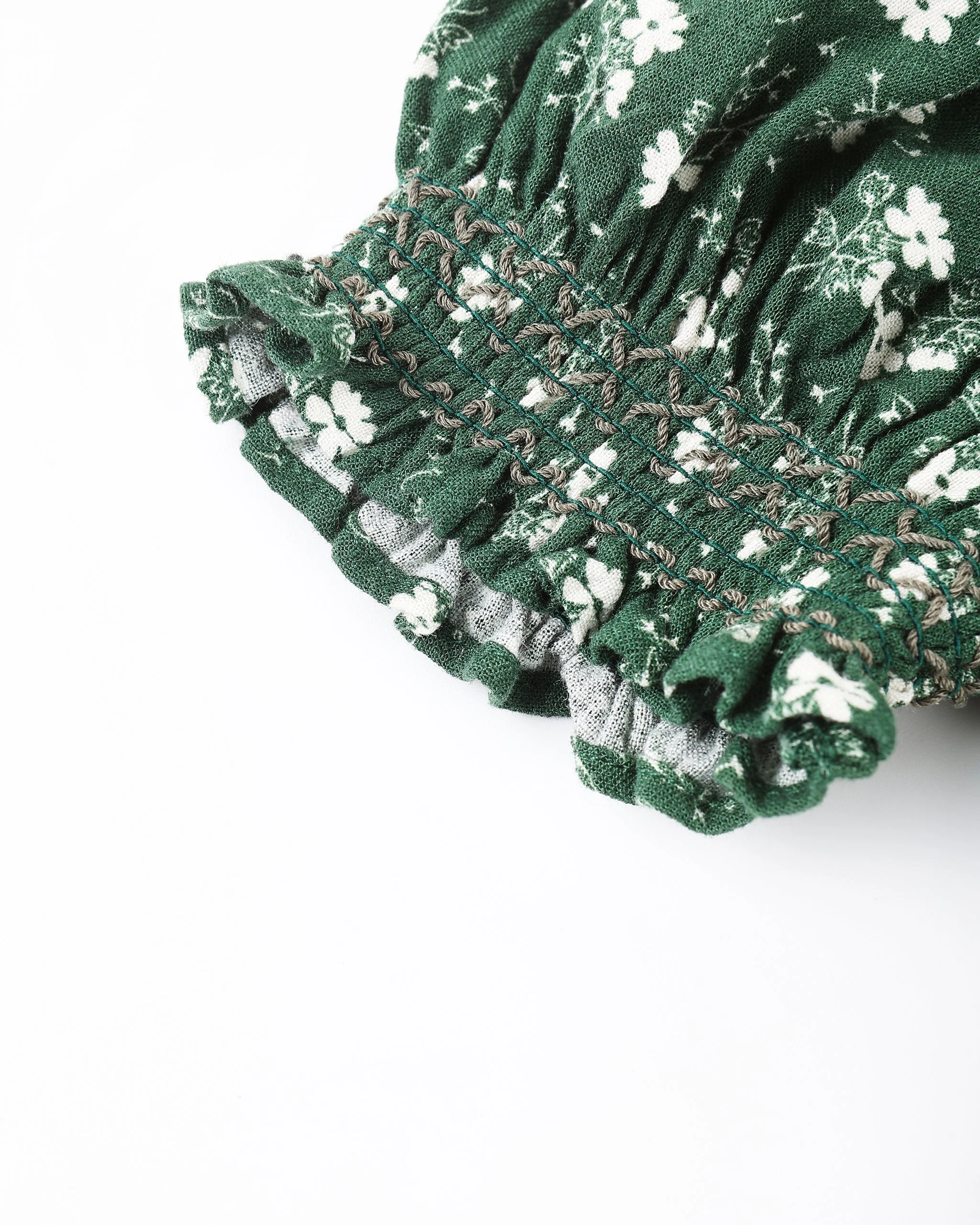 Ada Blouse || Green Ditsy - Image 4