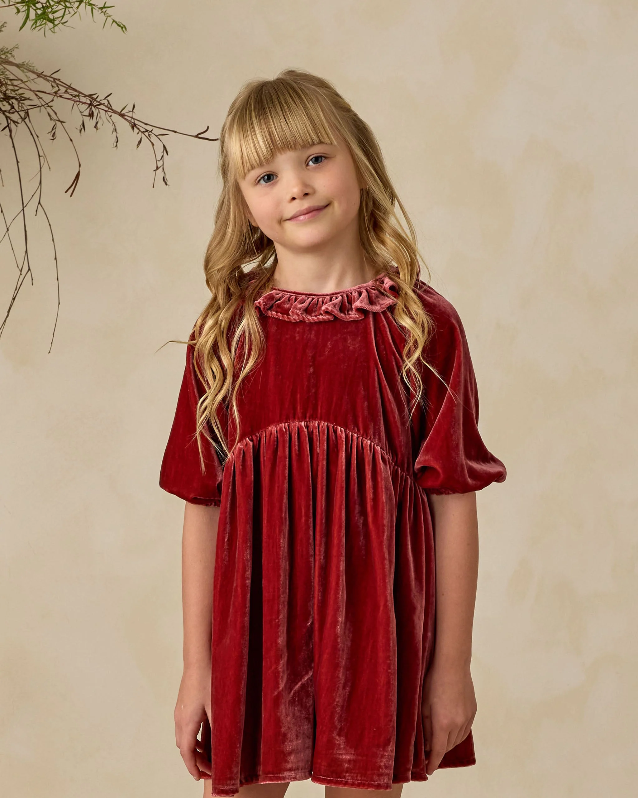 Adeline Dress | Ruby - Image 2