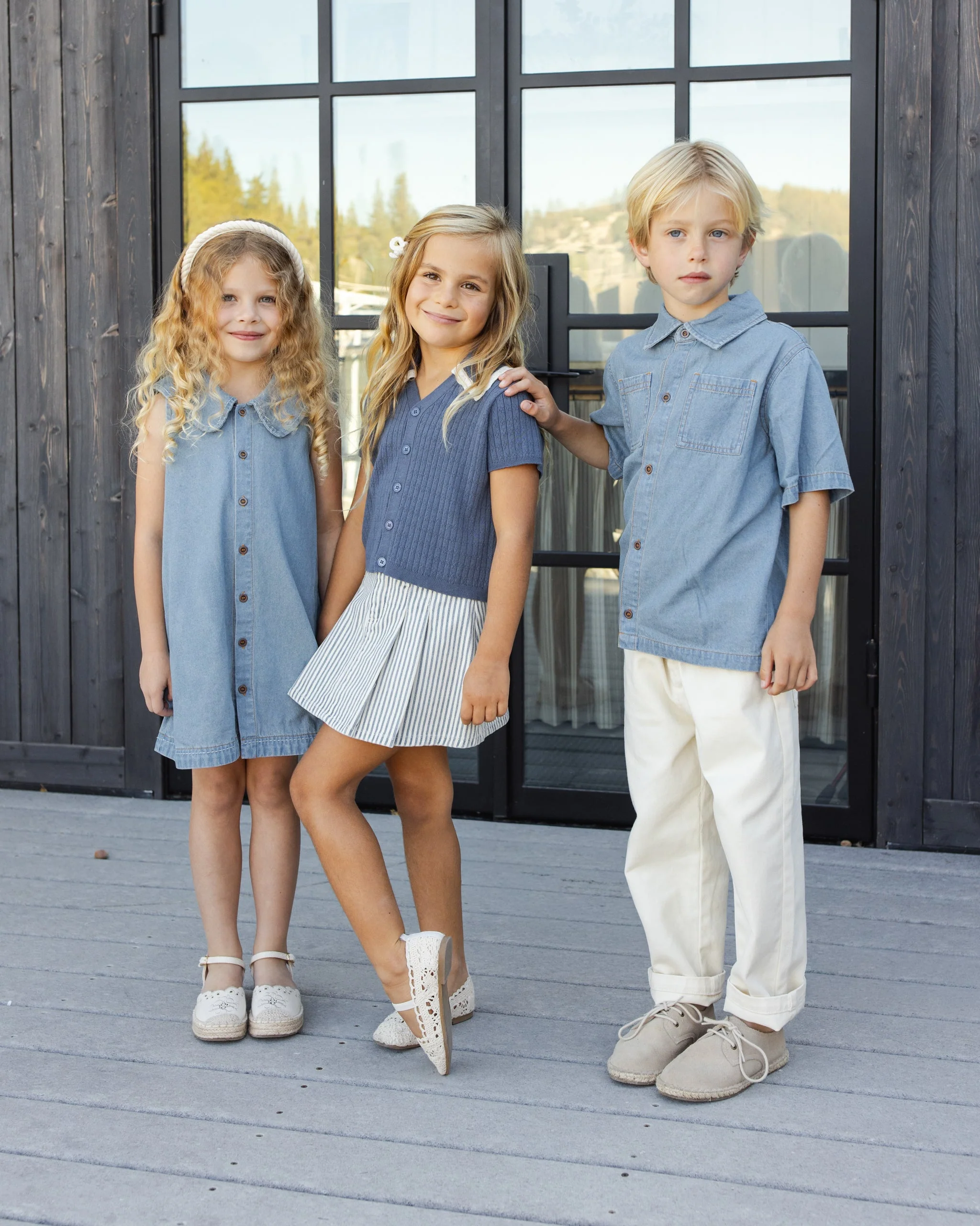 Adria Dress Washed Blue - Image 6