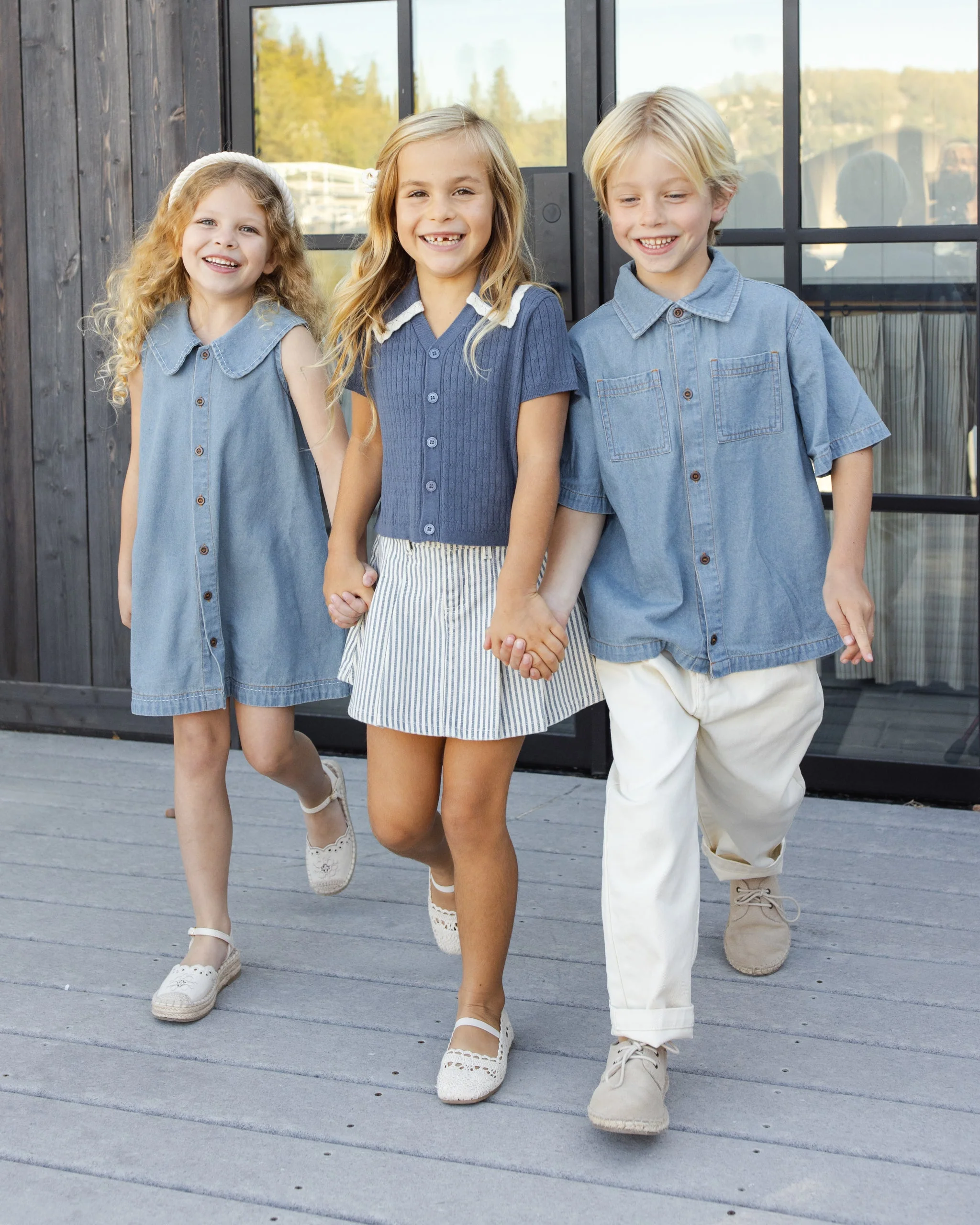 Adria Dress Washed Blue - Image 7