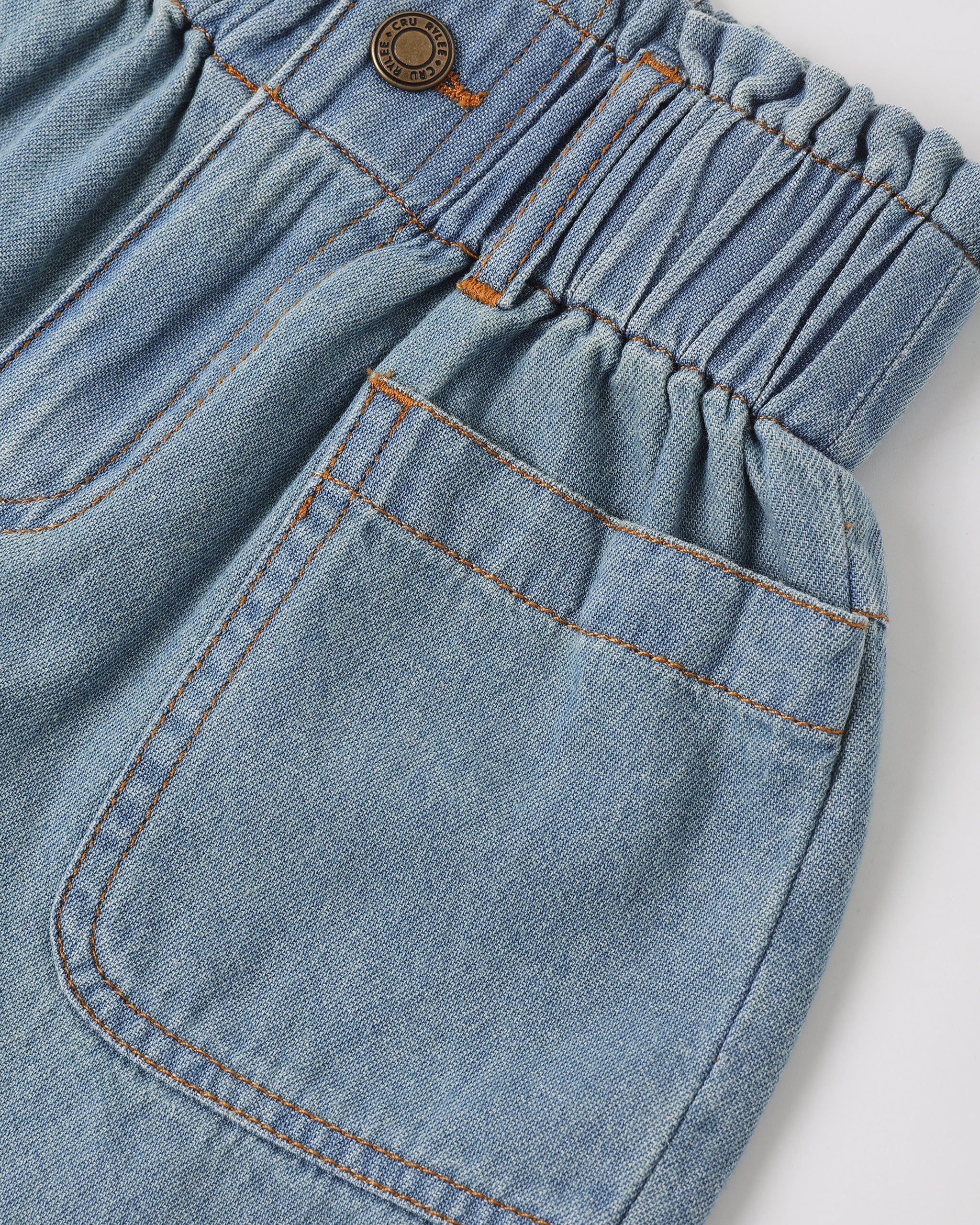Alba Shorts Denim Washed Blue - Image 4