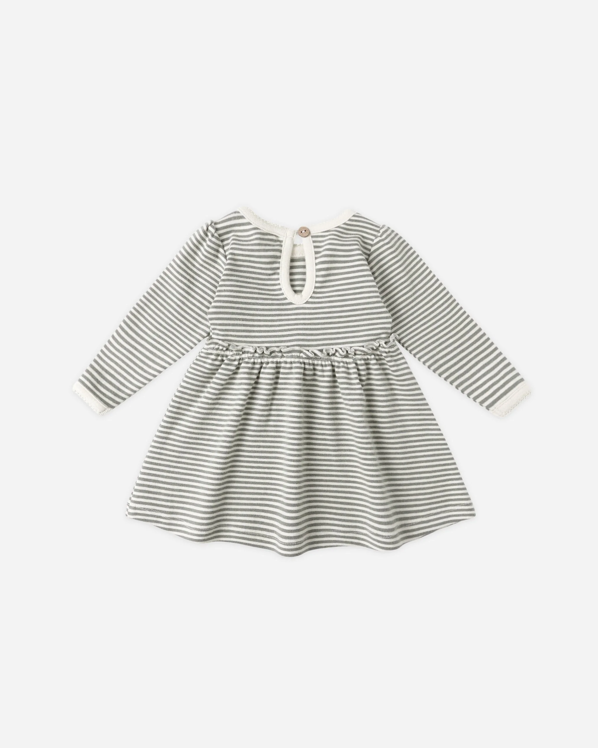 Alda Dress || Forest Stripe - Image 2