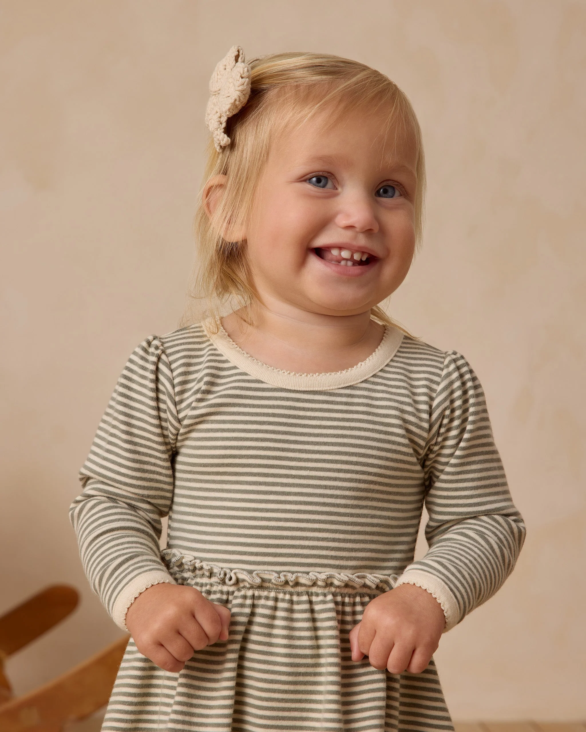 Alda Dress || Forest Stripe - Image 5