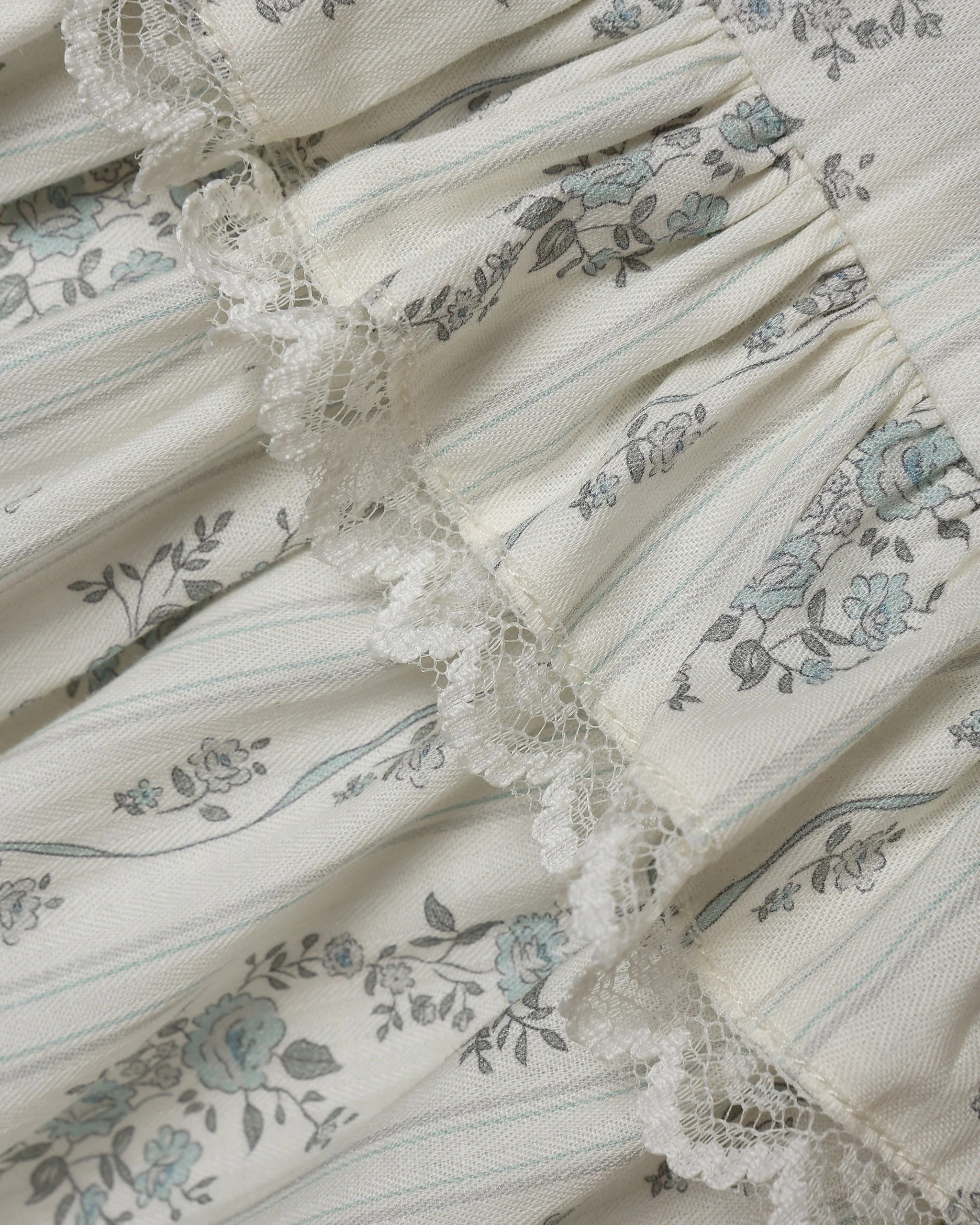 Alice Dress French Floral Stripe - Image 7