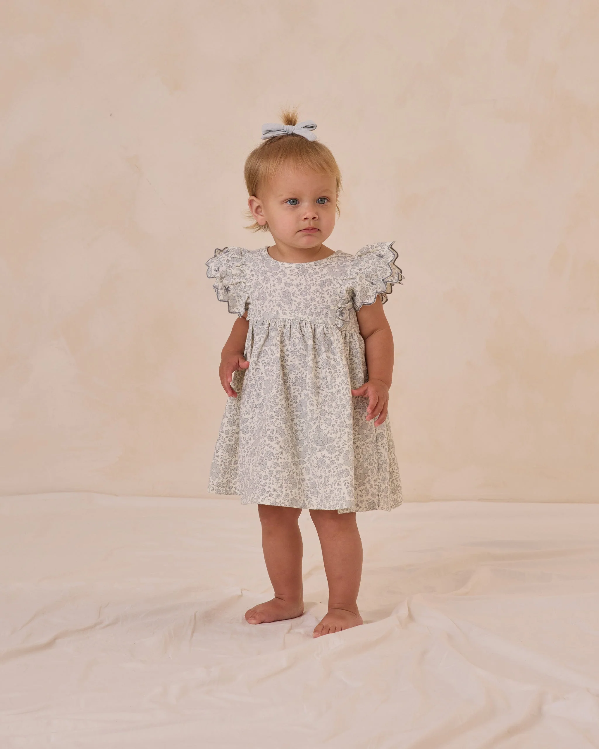 -Alina Dress || Blue Blossom- - Image 3