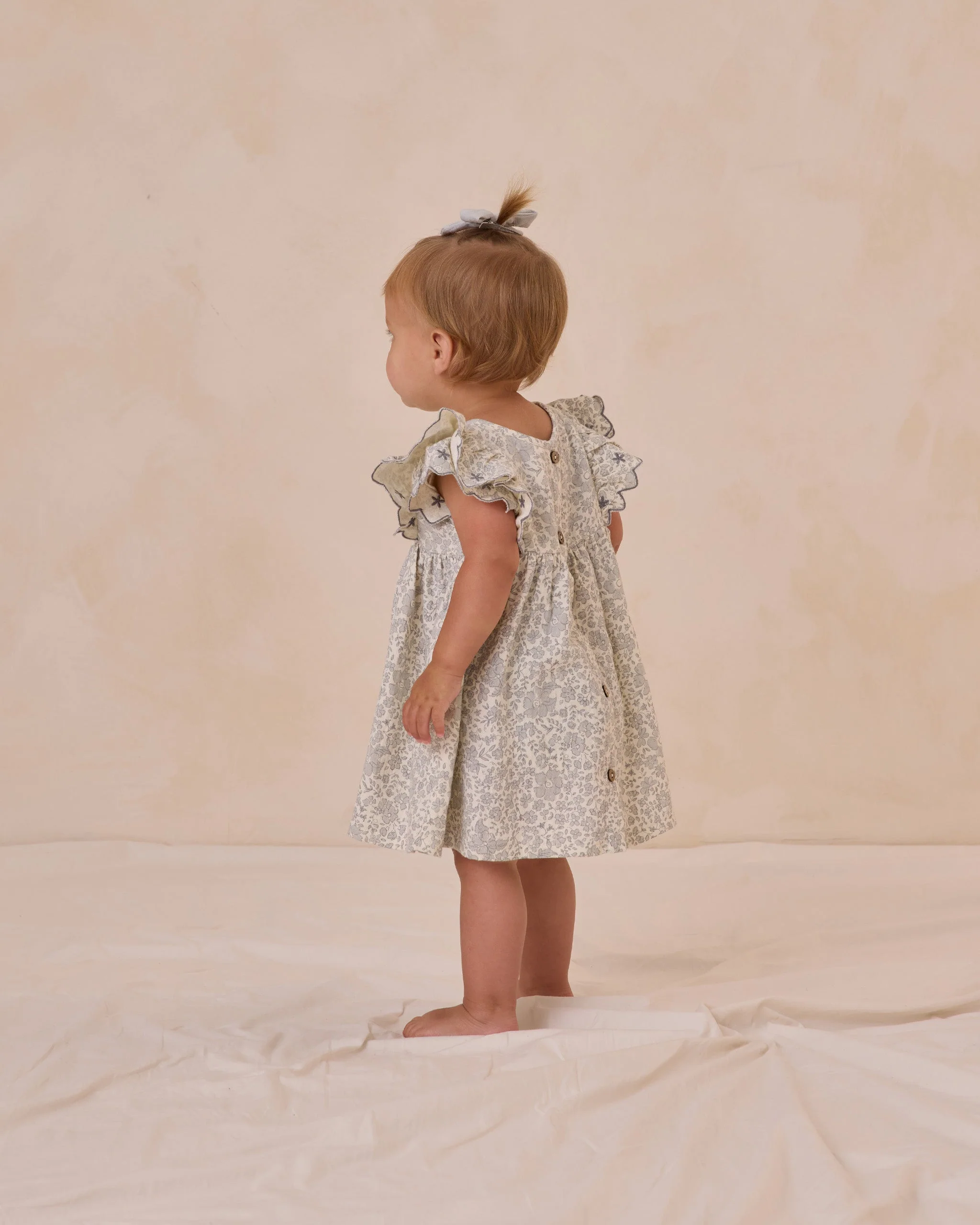-Alina Dress || Blue Blossom- - Image 4