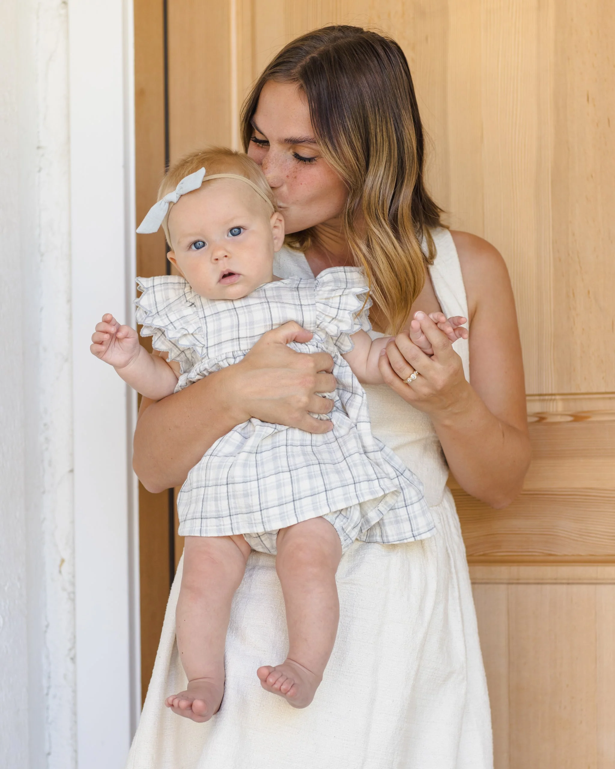 Alina Dress Blue Plaid - Image 5