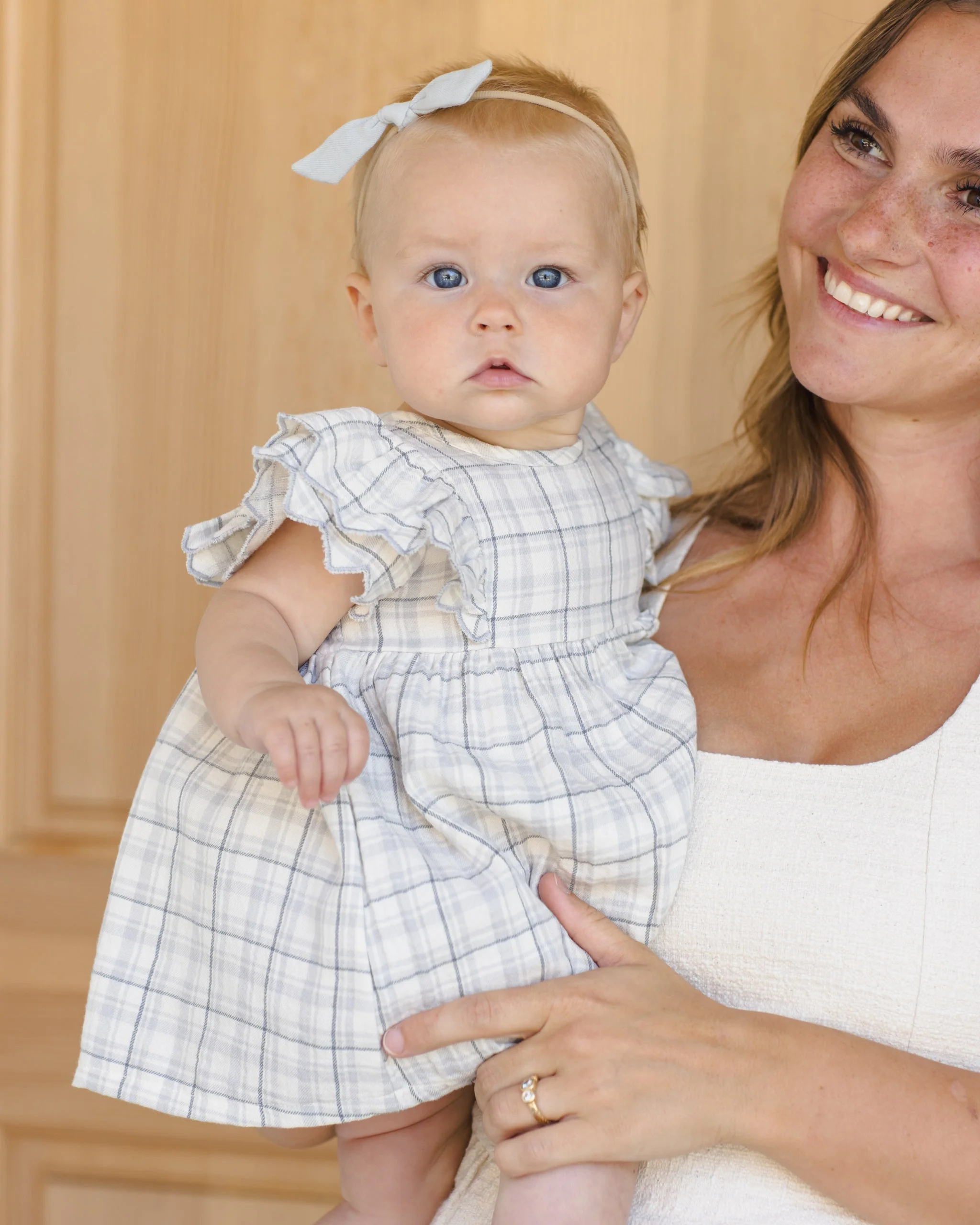 Alina Dress Blue Plaid - Image 6