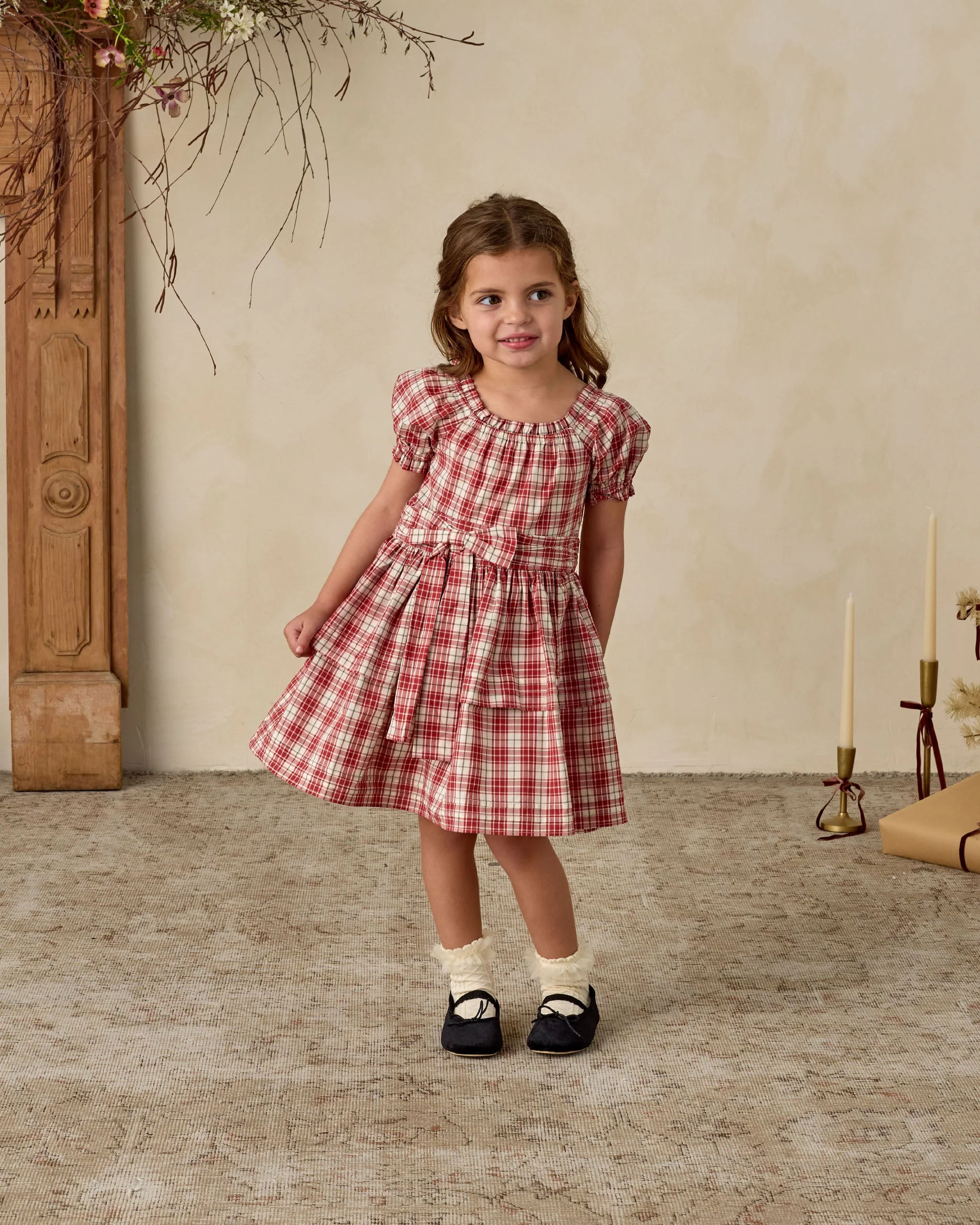 Annette Dress | Holiday Tartan - Image 2