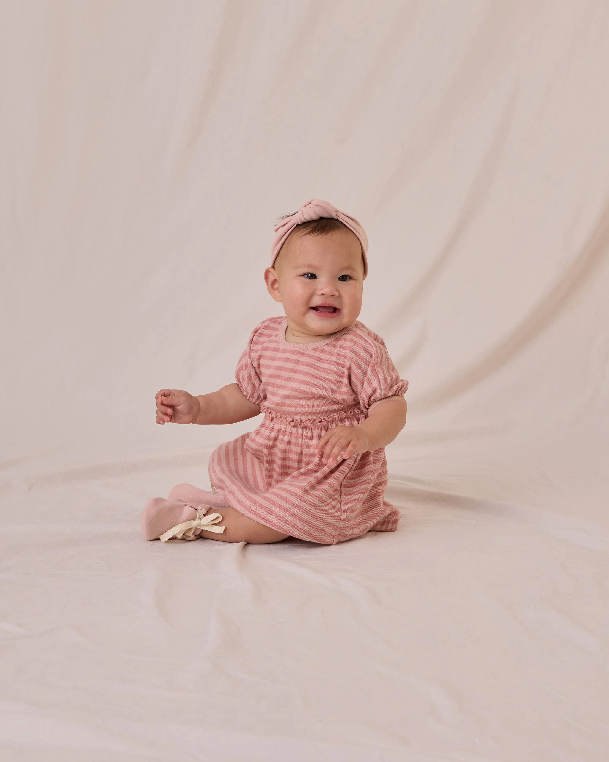 -Annie Dress || Pink Stripe- - Image 3