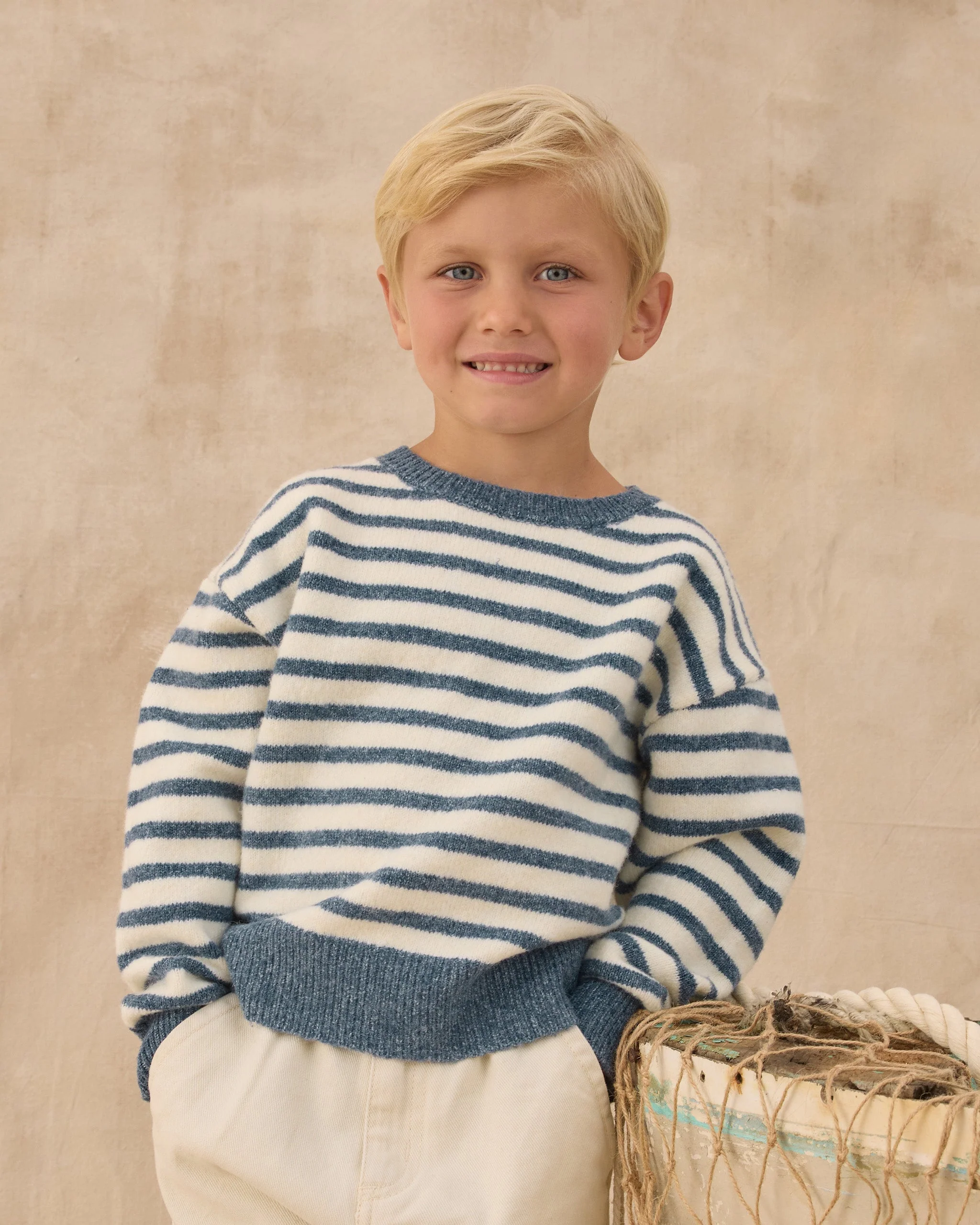 Aspen Sweater Maritime Stripe - Image 3