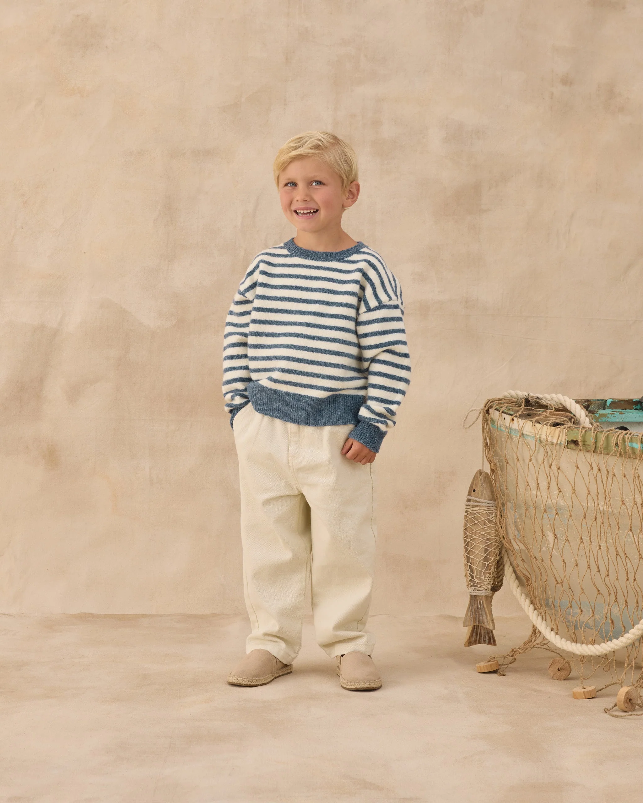 Aspen Sweater Maritime Stripe - Image 4