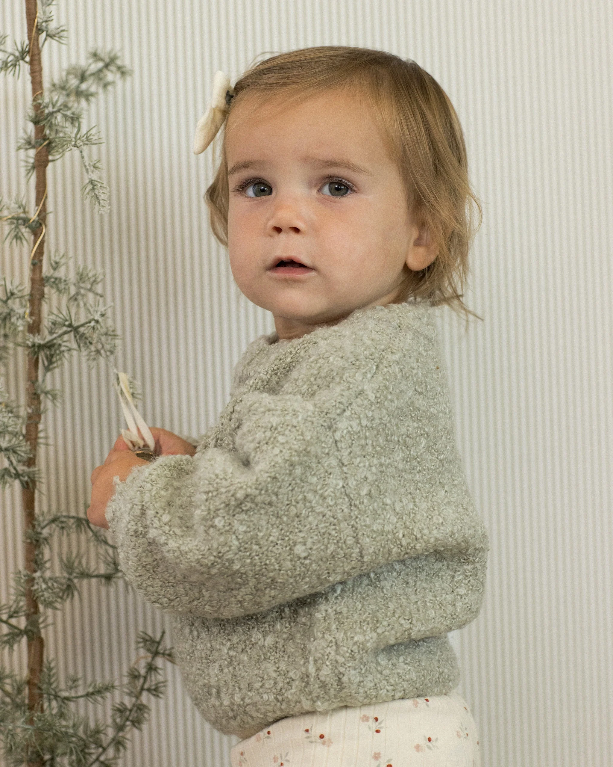 Aspen Sweater || Pistachio Boucle - Image 3