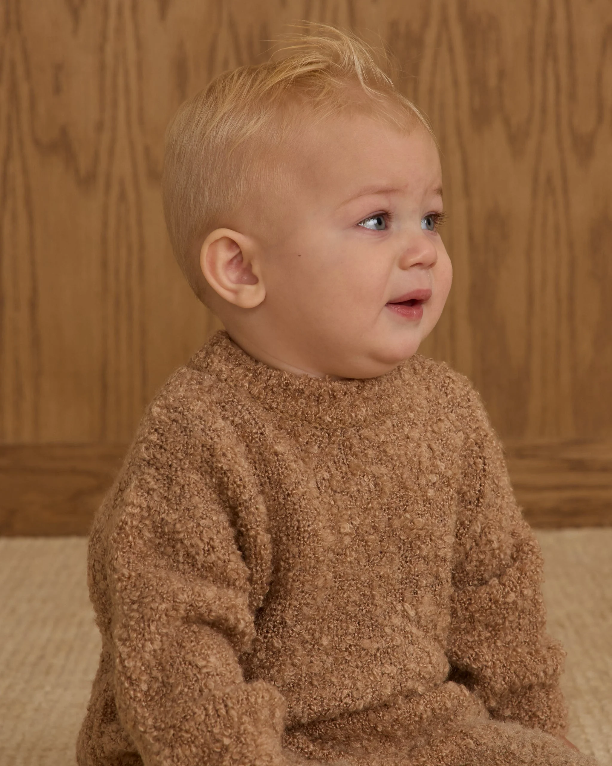 Aspen Sweater || Toffee Boucle - Image 4
