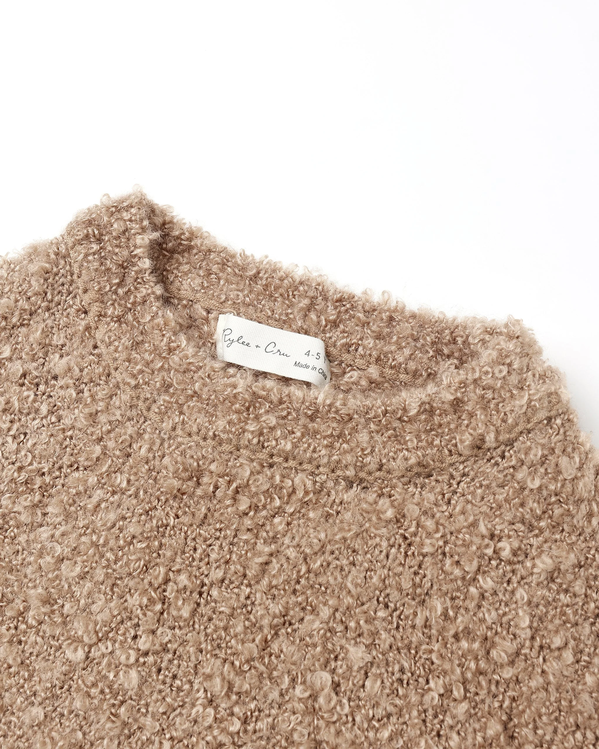 Aspen Sweater || Toffee Boucle - Image 8