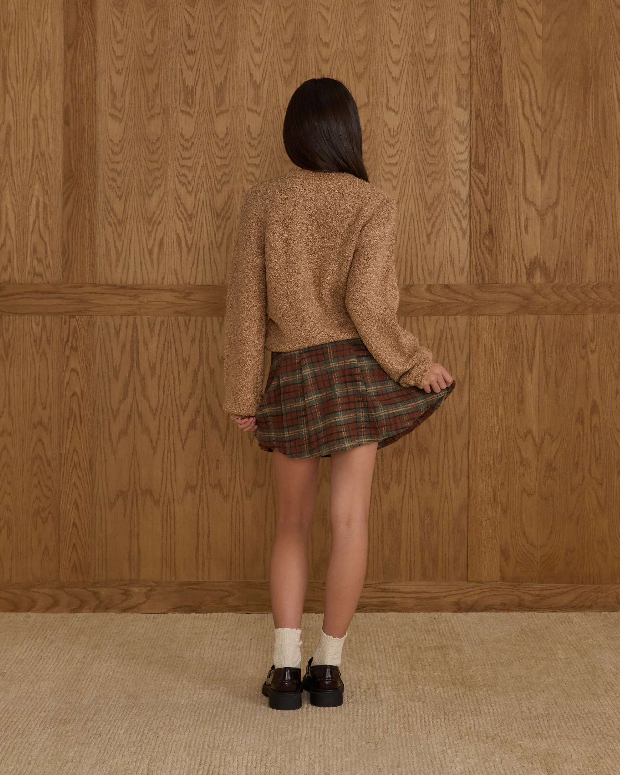 Aspen Sweater || Toffee Boucle - Teen - Image 2