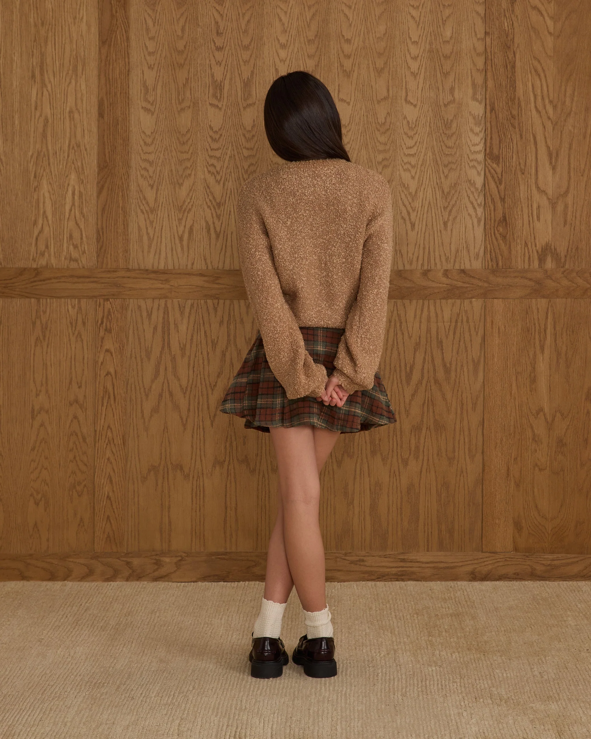 Aspen Sweater || Toffee Boucle - Teen - Image 6