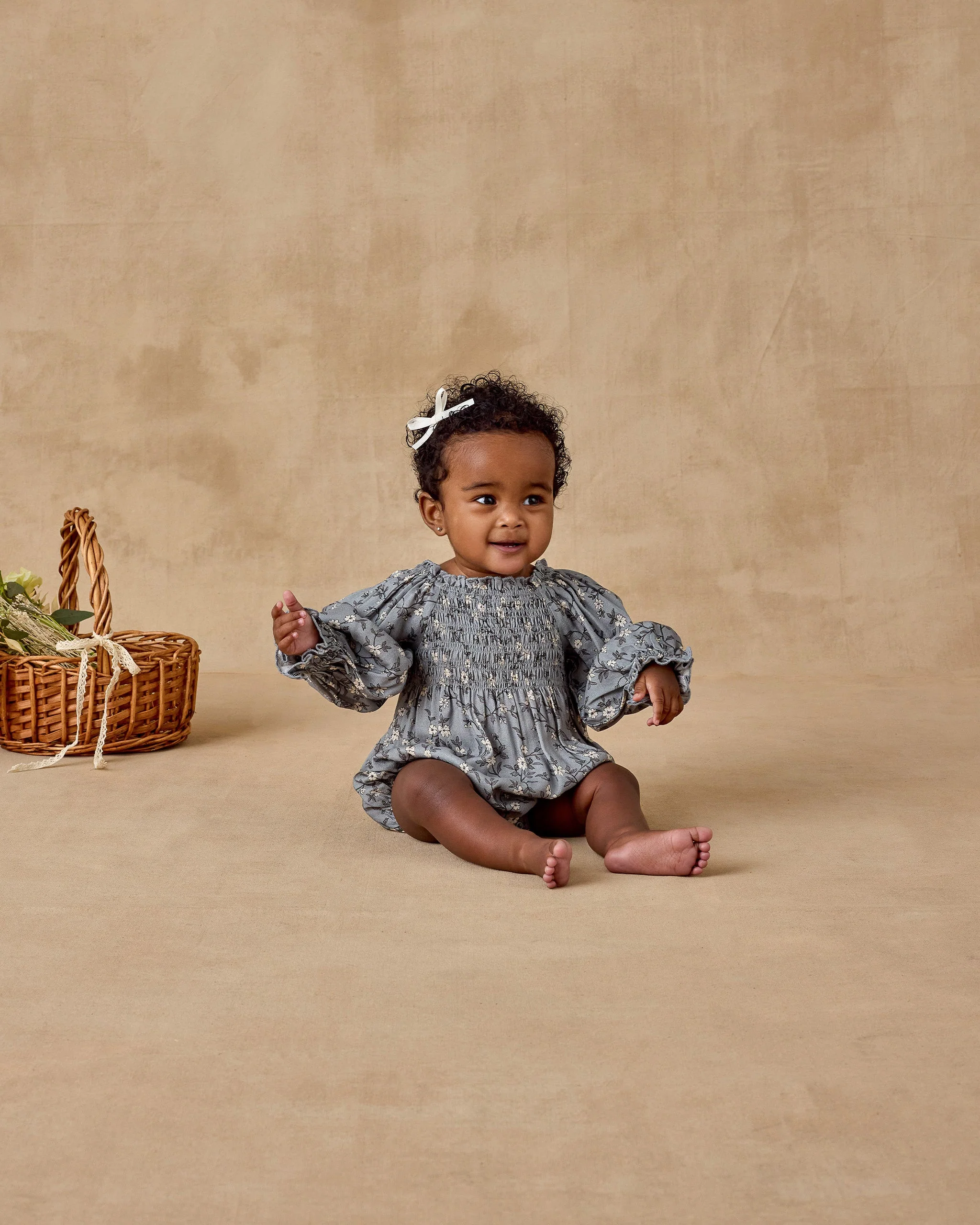Autumn Romper | French Blue Floral - Image 2