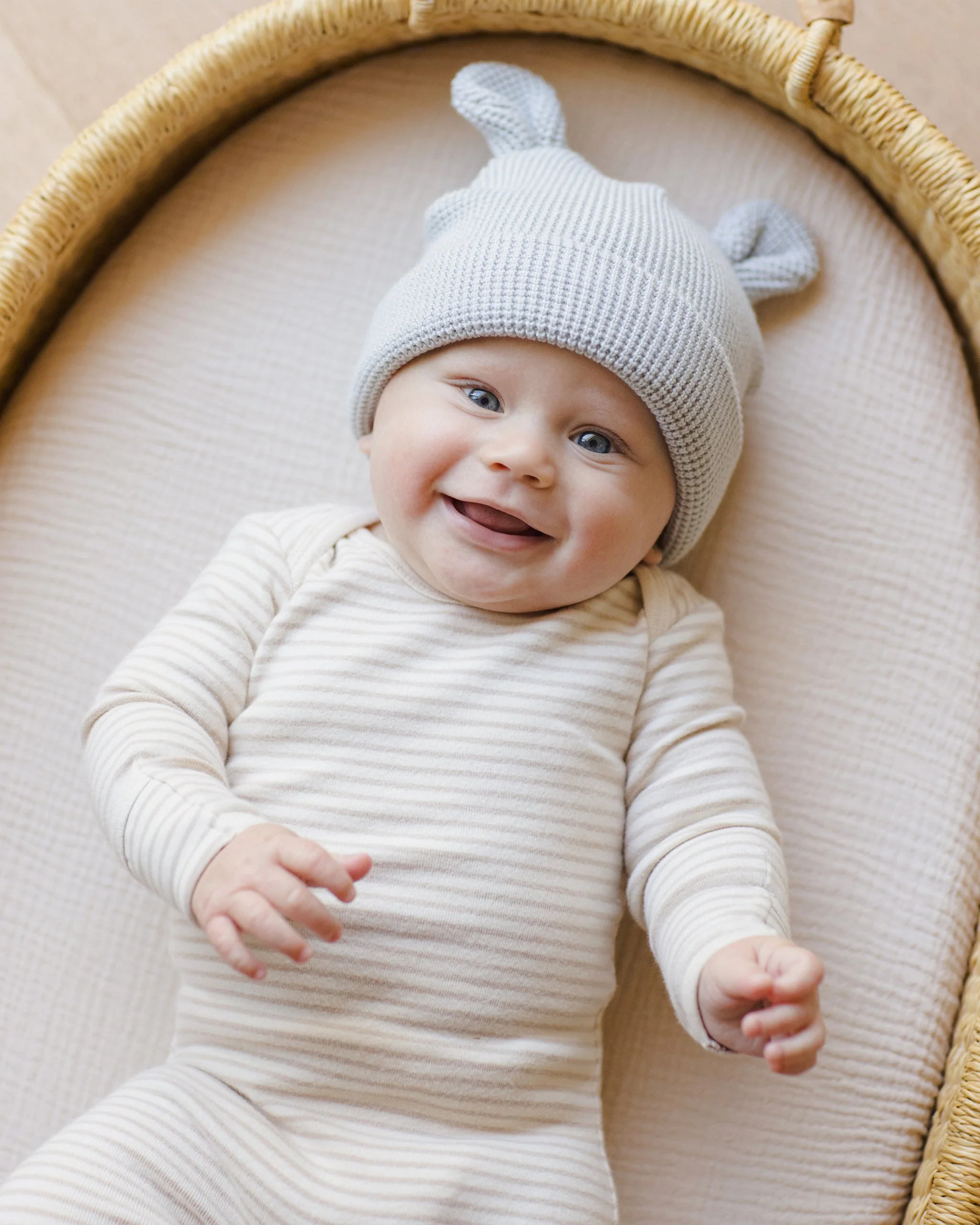 Baby Bear Beanie || Ice Blue - Image 5