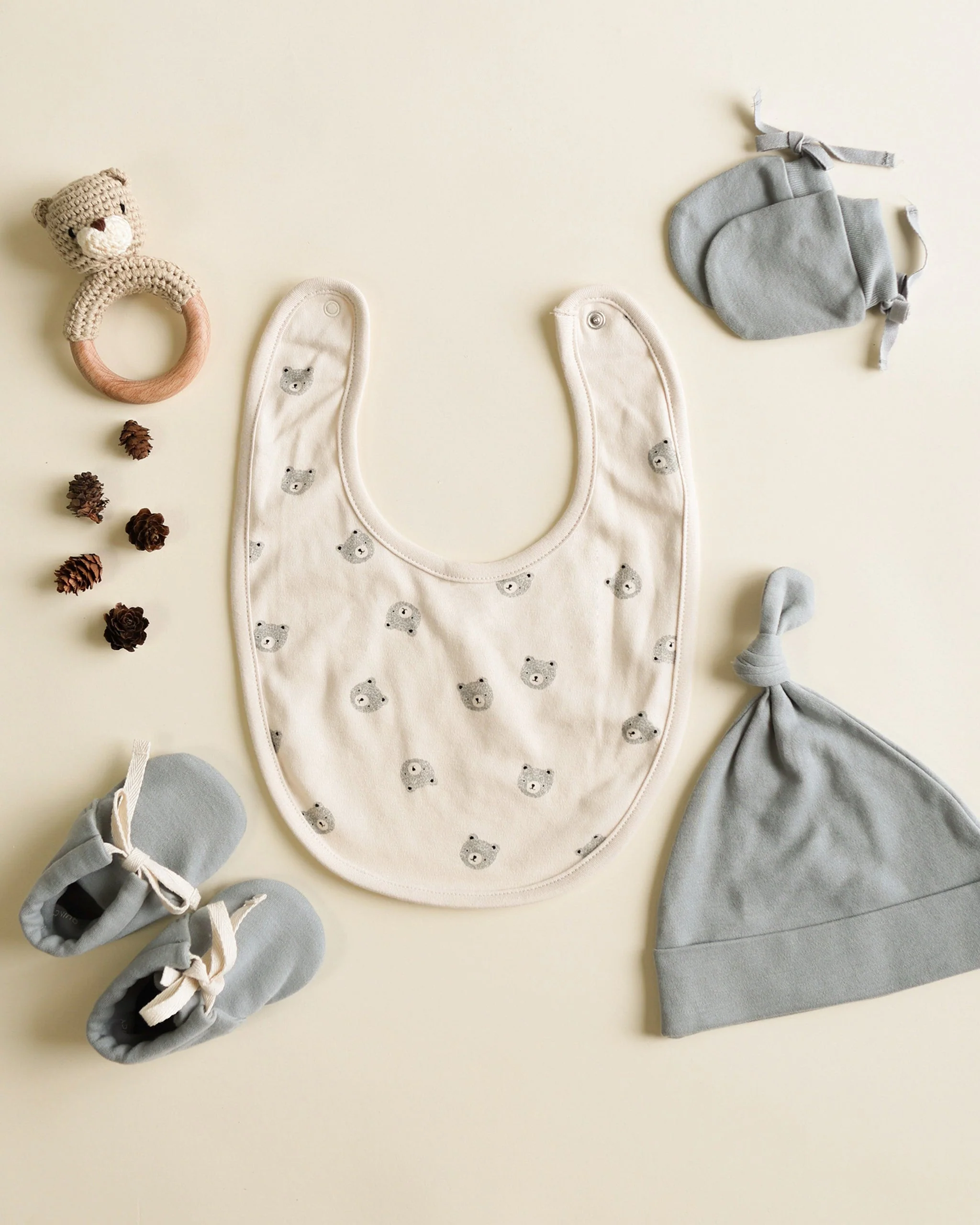 Baby Booties || Steel Blue - Image 6