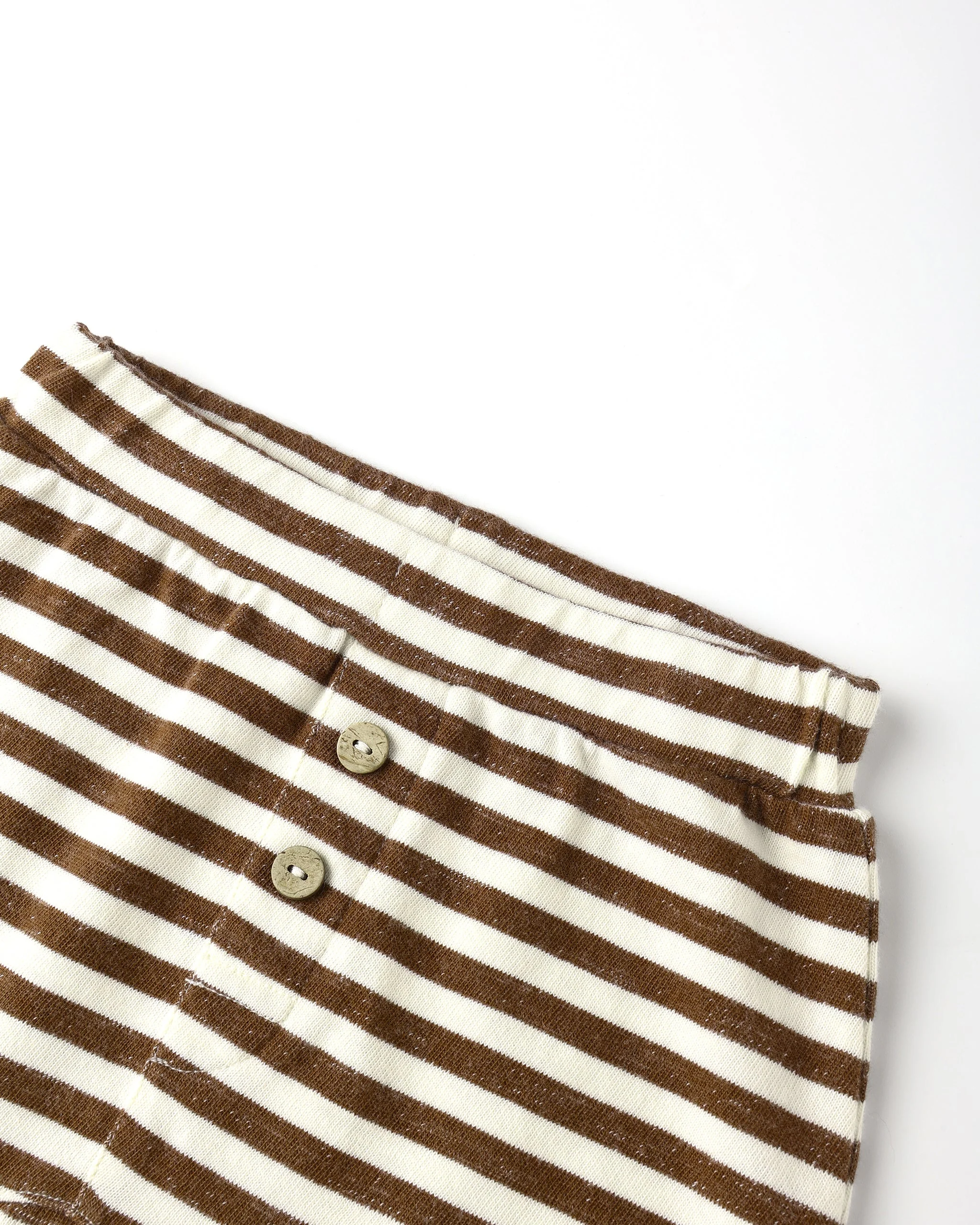 Baby Cru Pant || Brown Stripe - Image 3