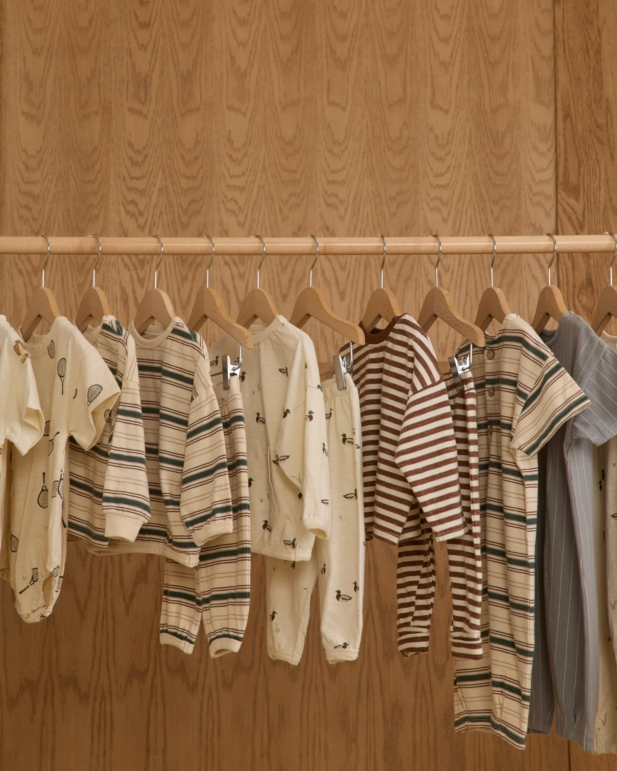 Baby Cru Pant || Brown Stripe - Image 4