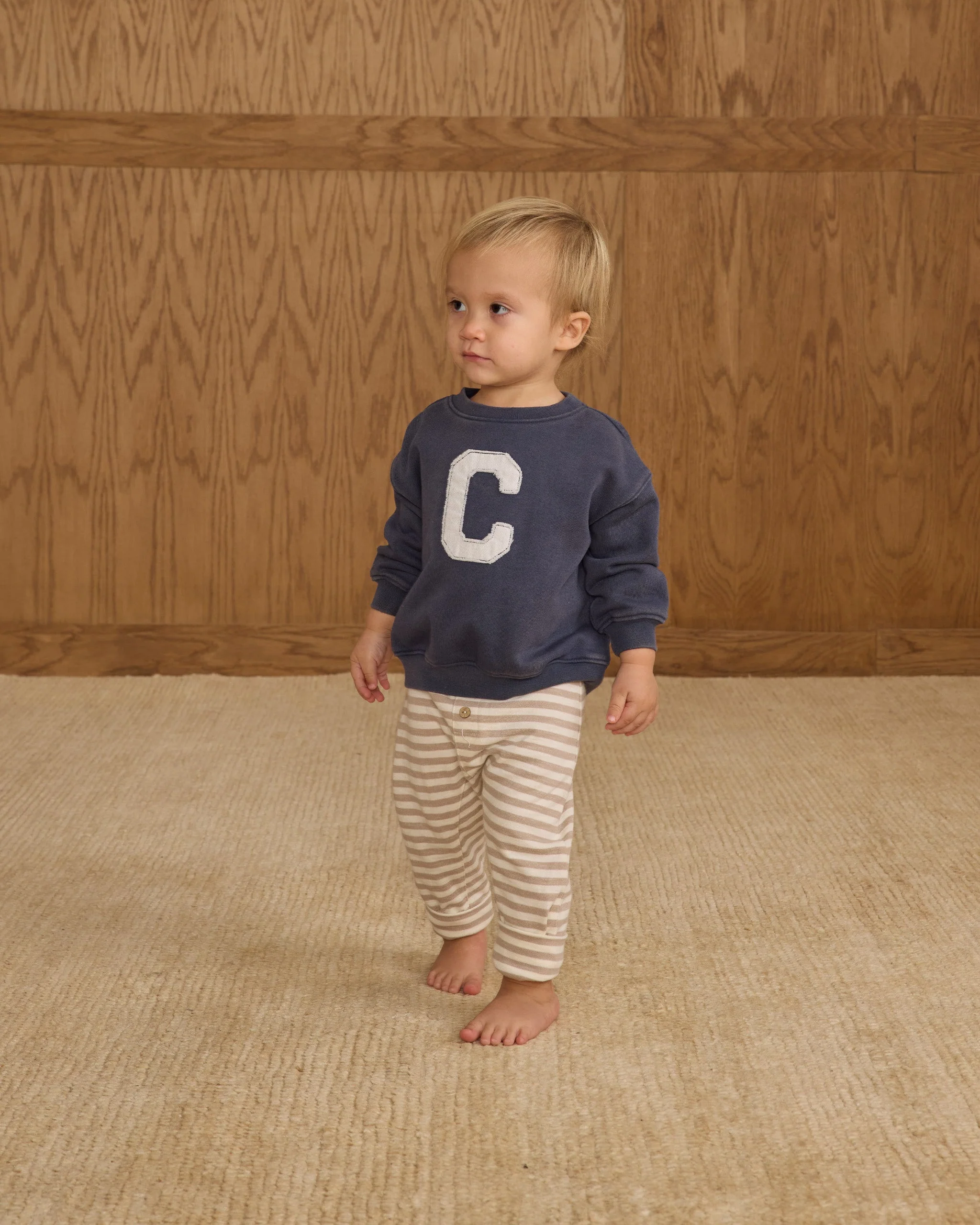 Baby Cru Pant || Stone Stripe - Image 4