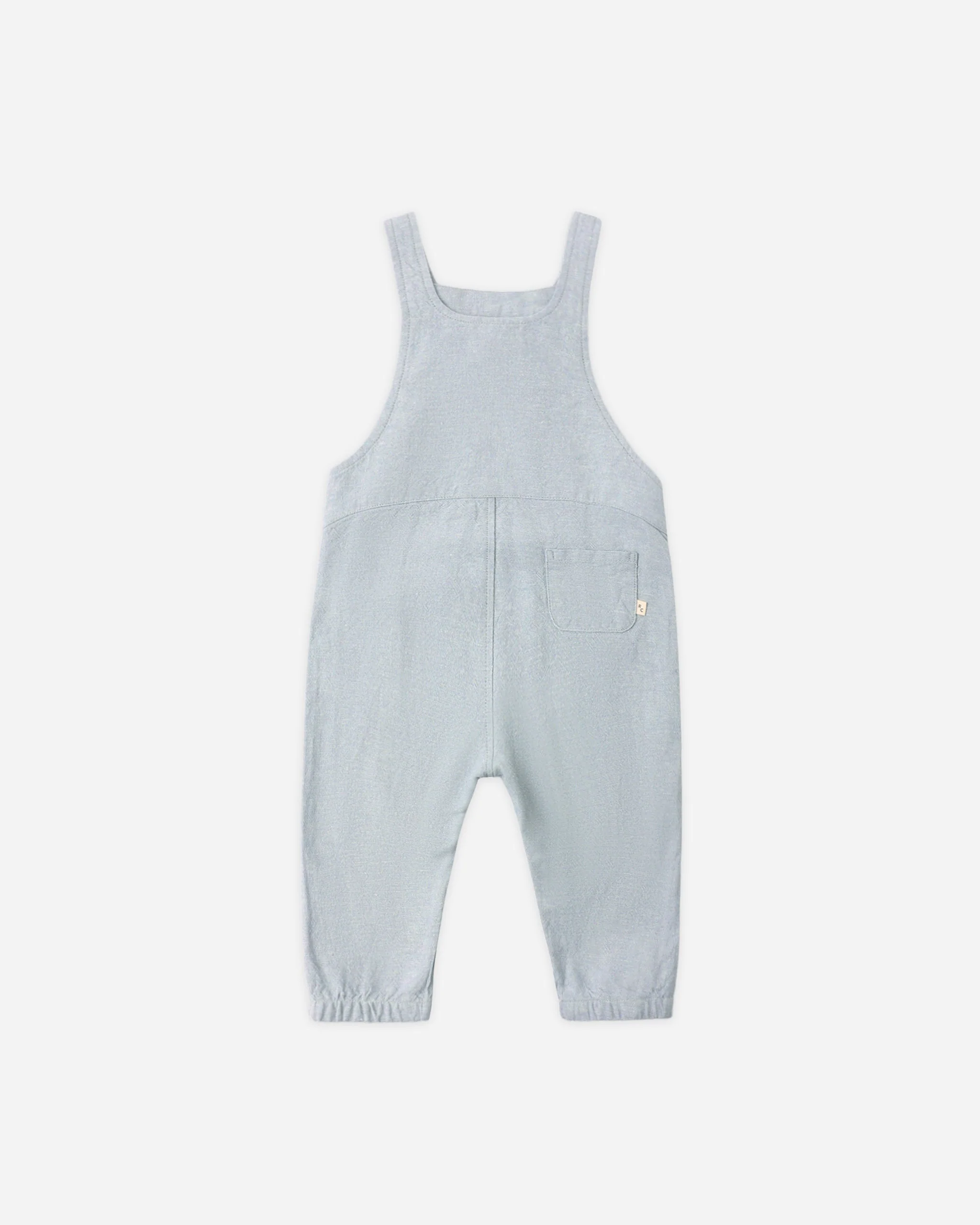 Baby Overall Heathered Light Blue - Image 2