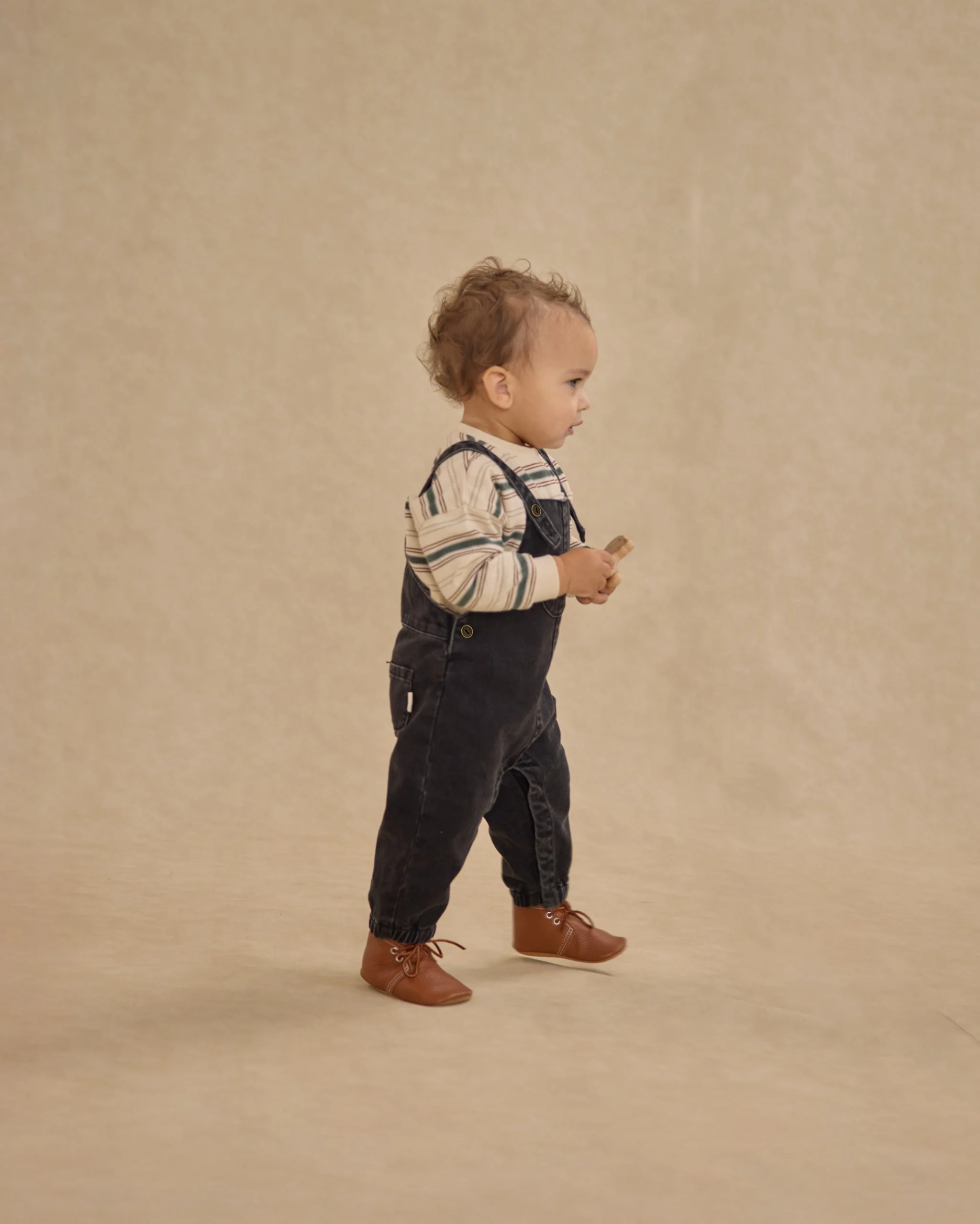 Baby Overalls || Washed Black - Image 7