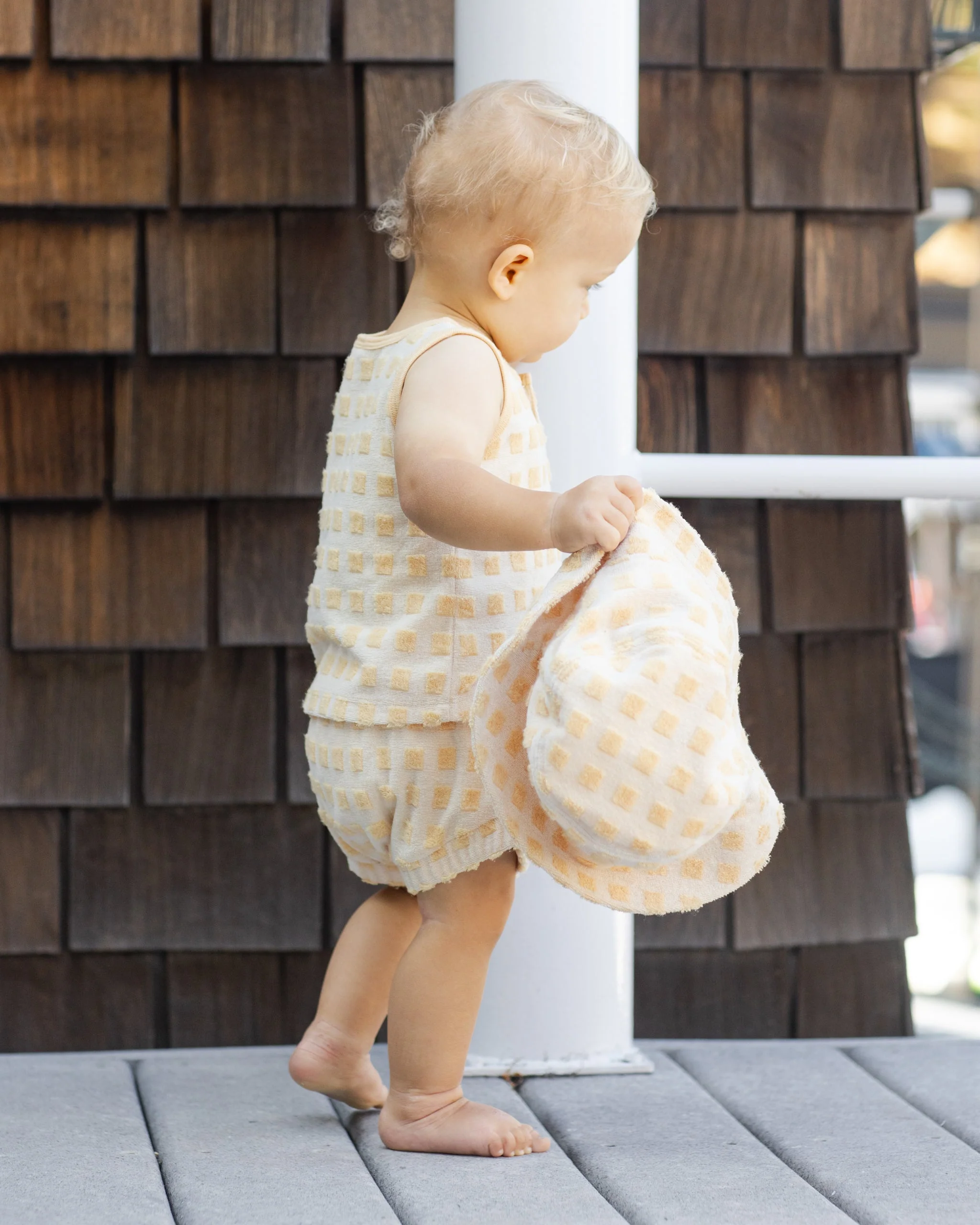 Baby Tank Set Butterscotch Grid - Image 3