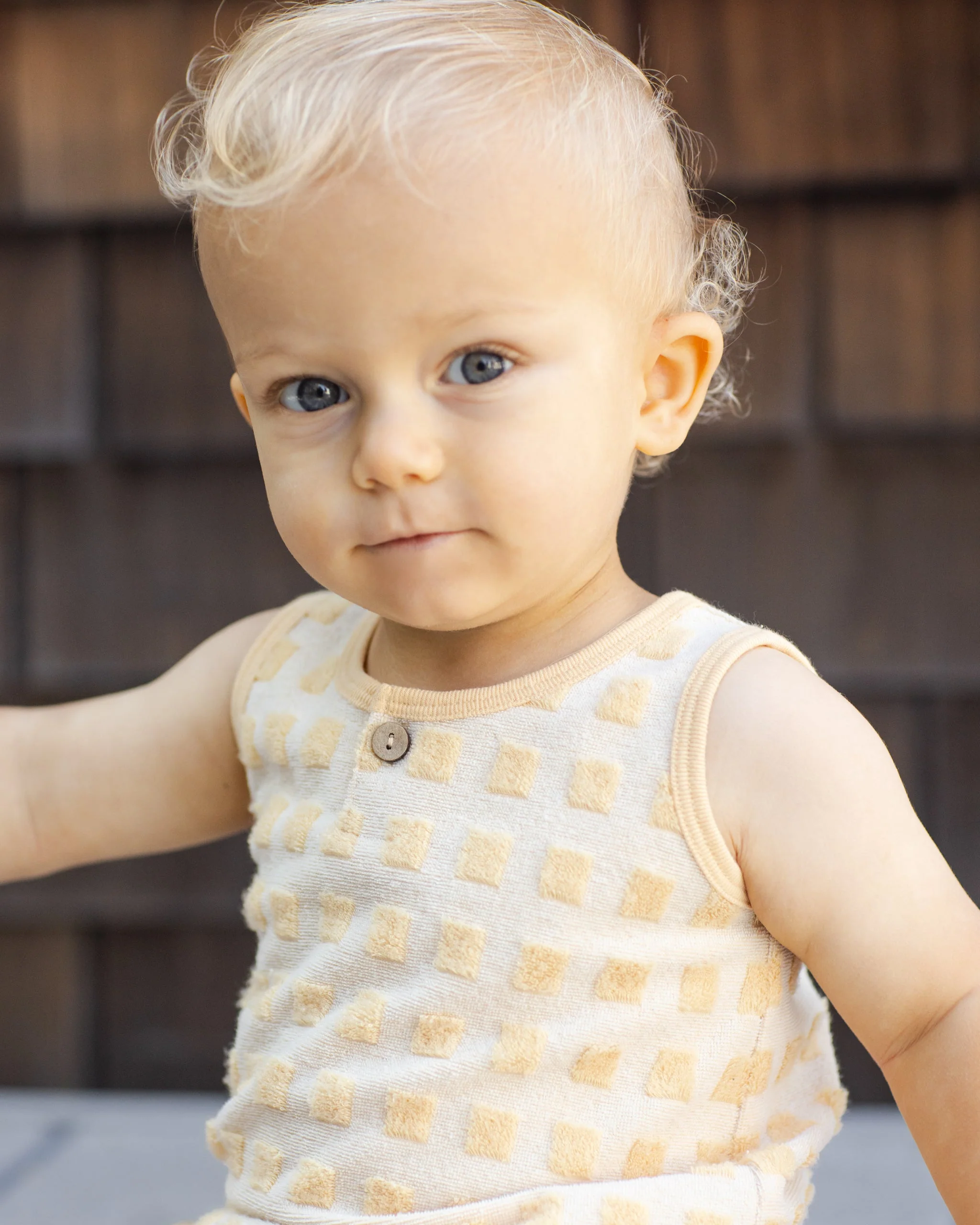 Baby Tank Set Butterscotch Grid - Image 4