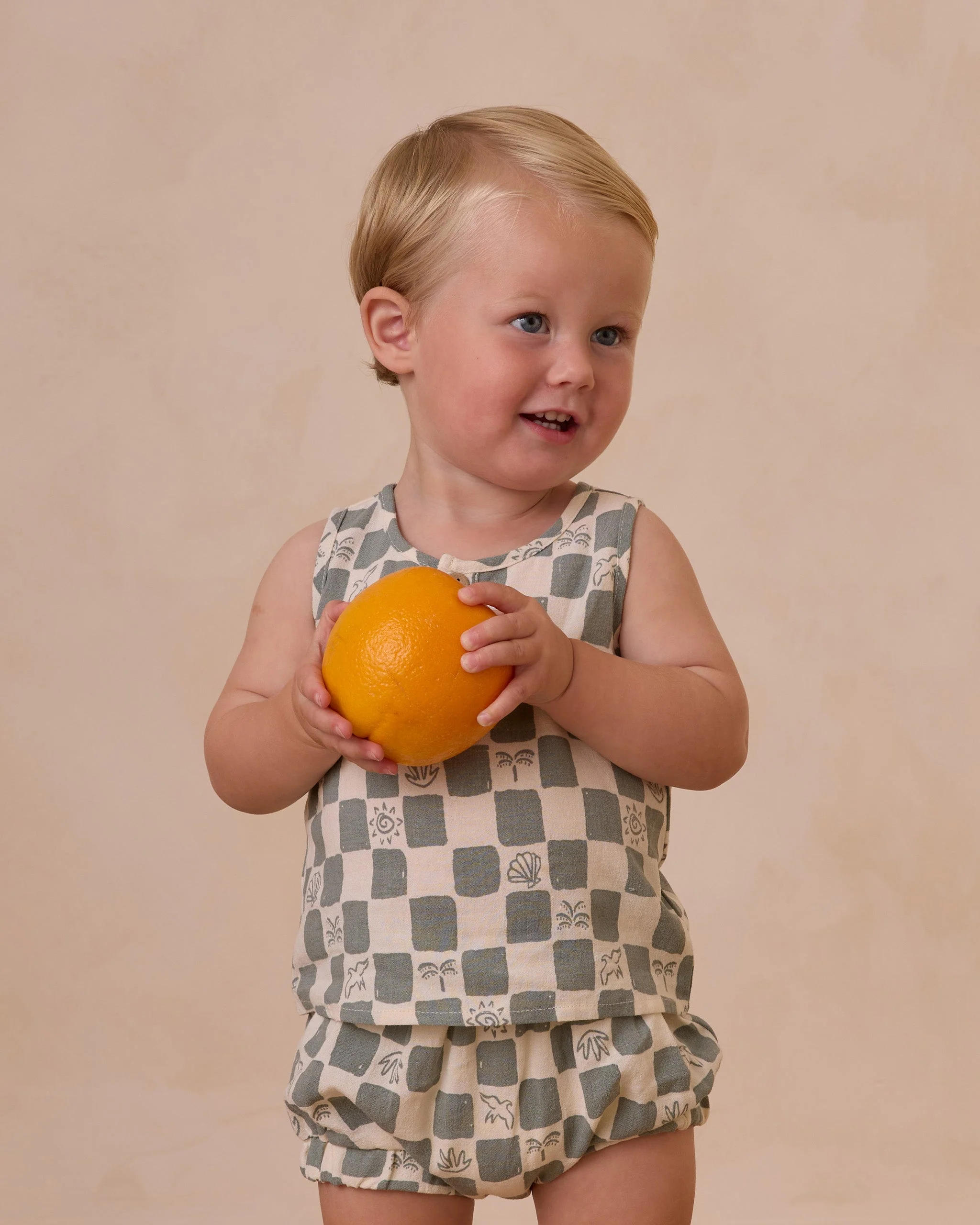 Baby Tank Set || Coastal Check - Image 2