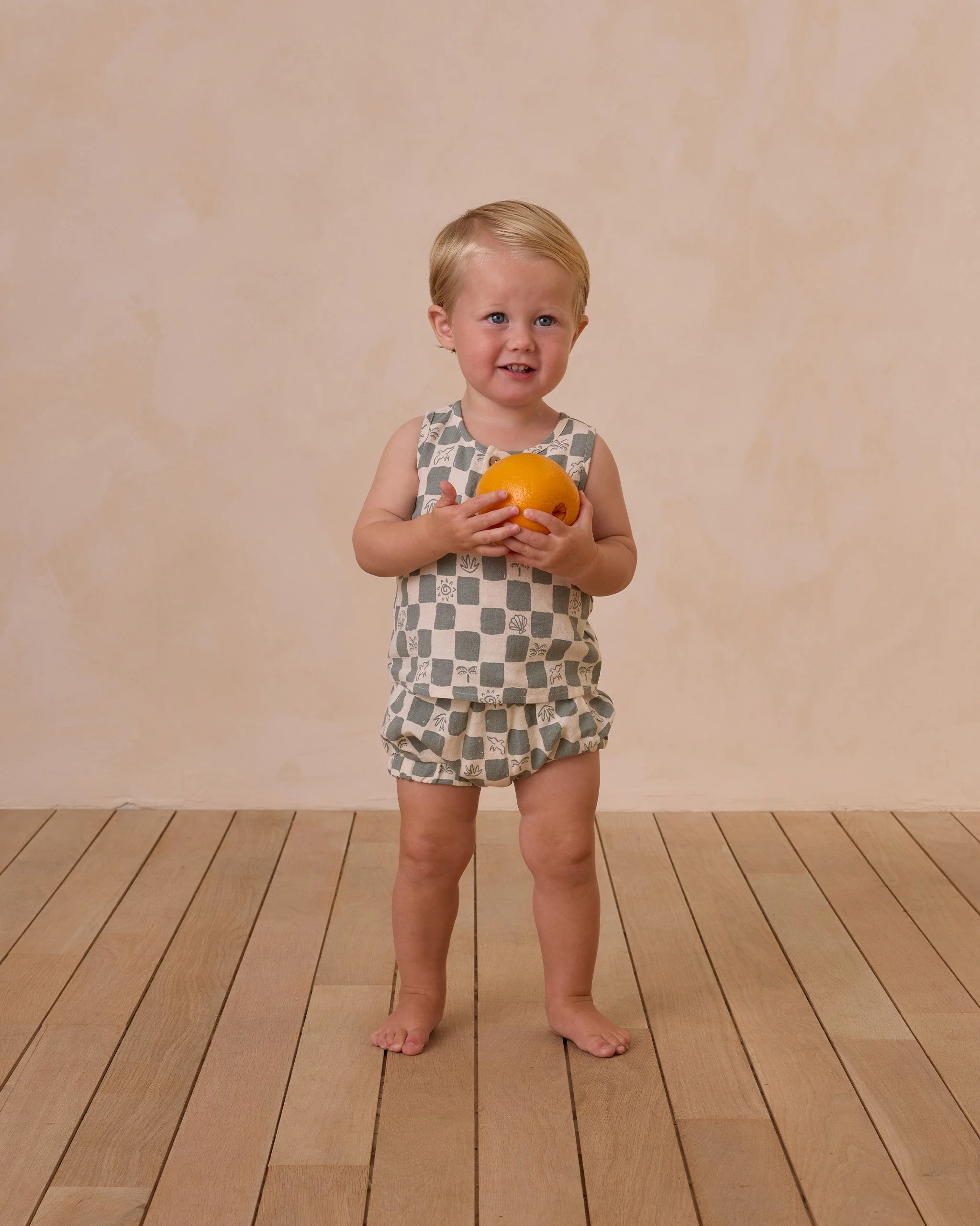 Baby Tank Set || Coastal Check - Image 3