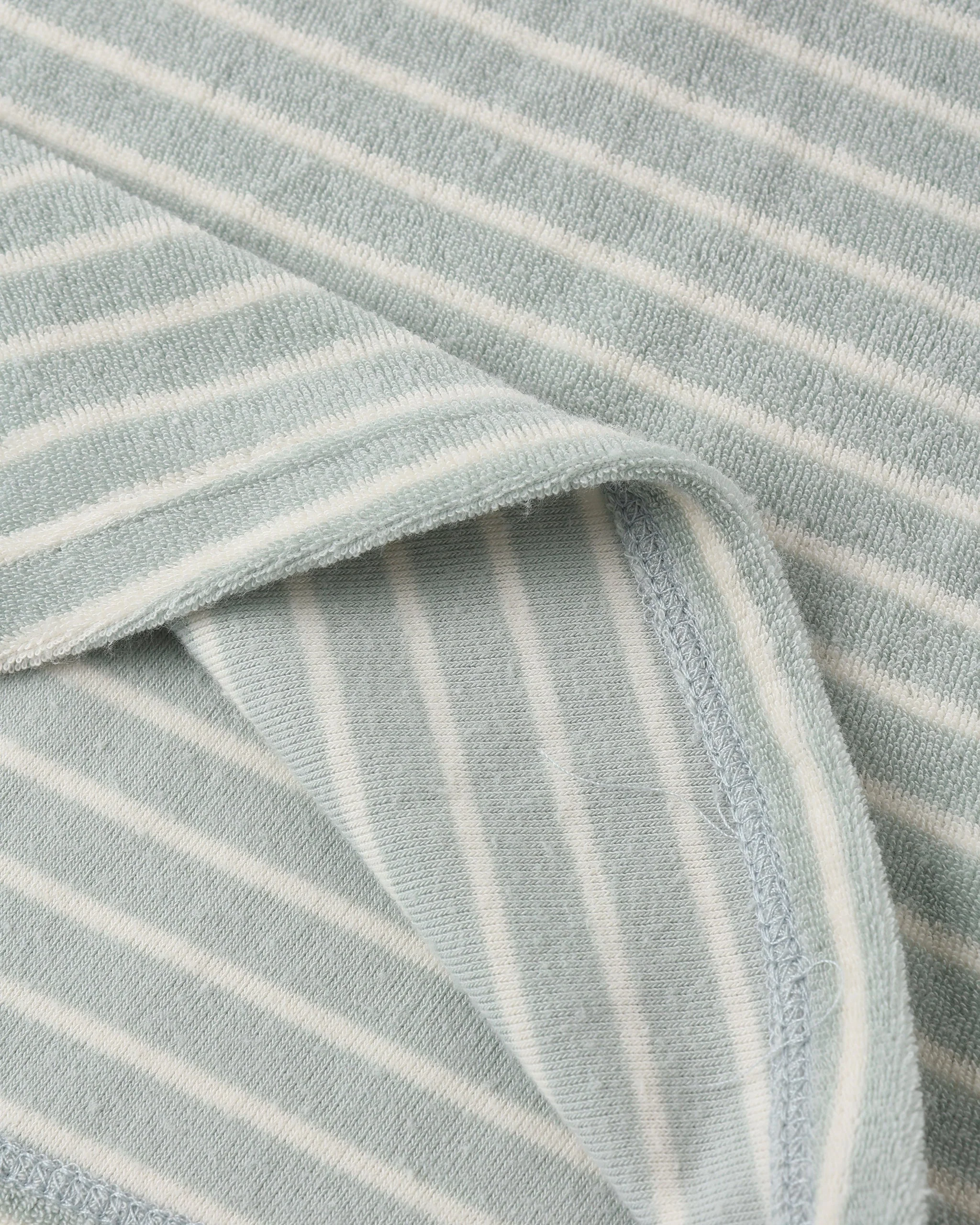 Baby Tank Set Seafoam Terry Stripe - Image 5