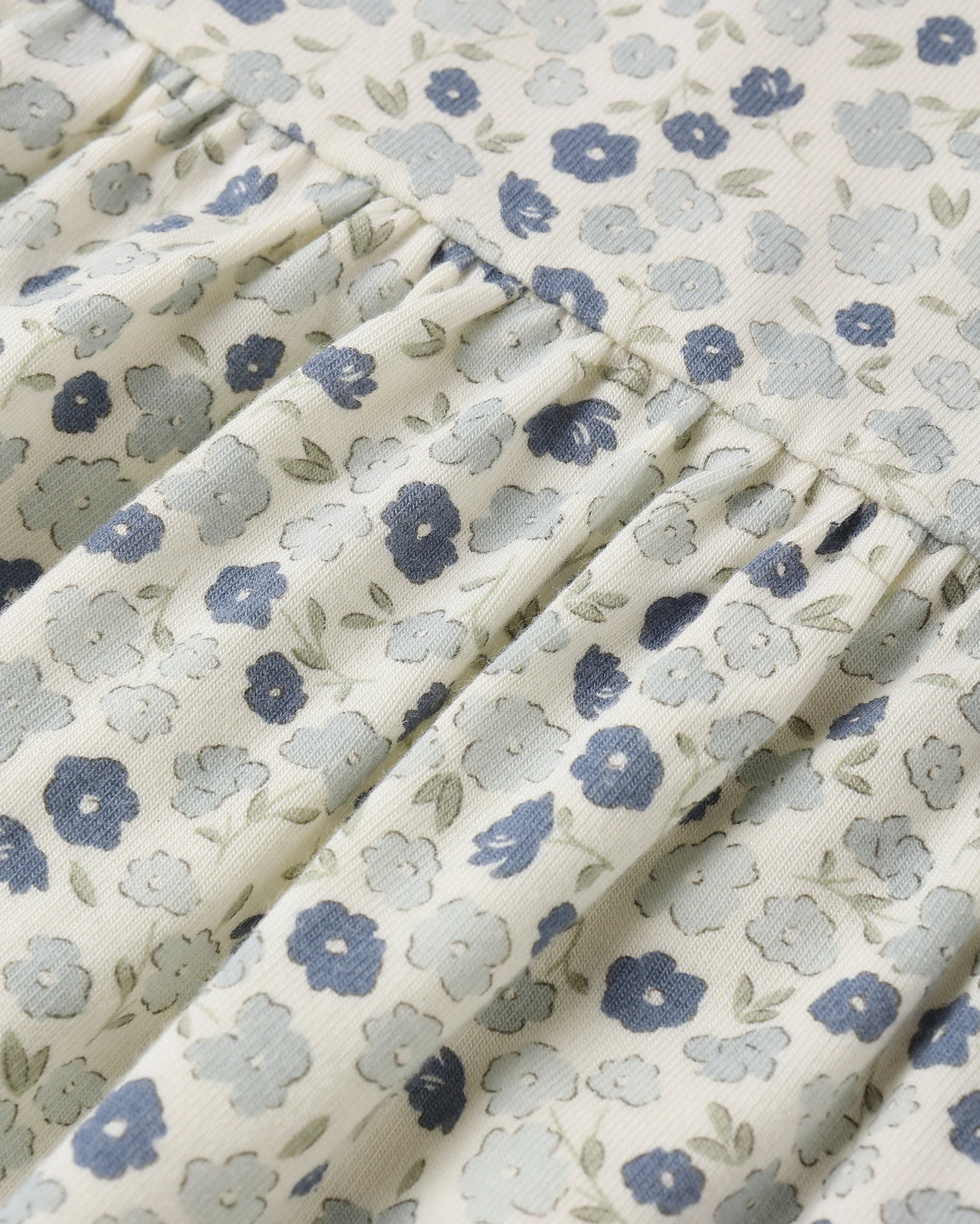 Babydoll Dress Blue Ditsy - Image 6