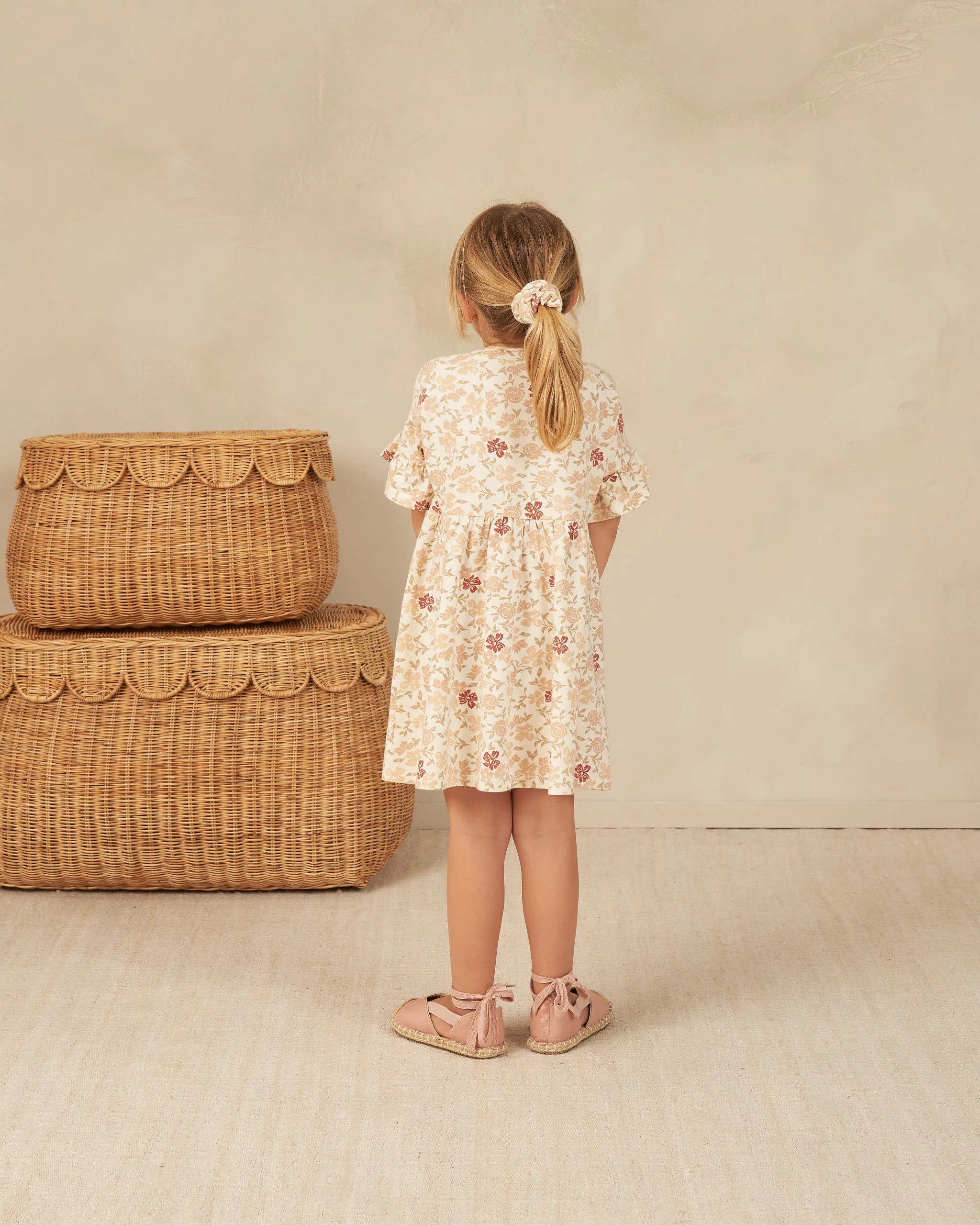 Babydoll Dress || Pink Floral - Image 3