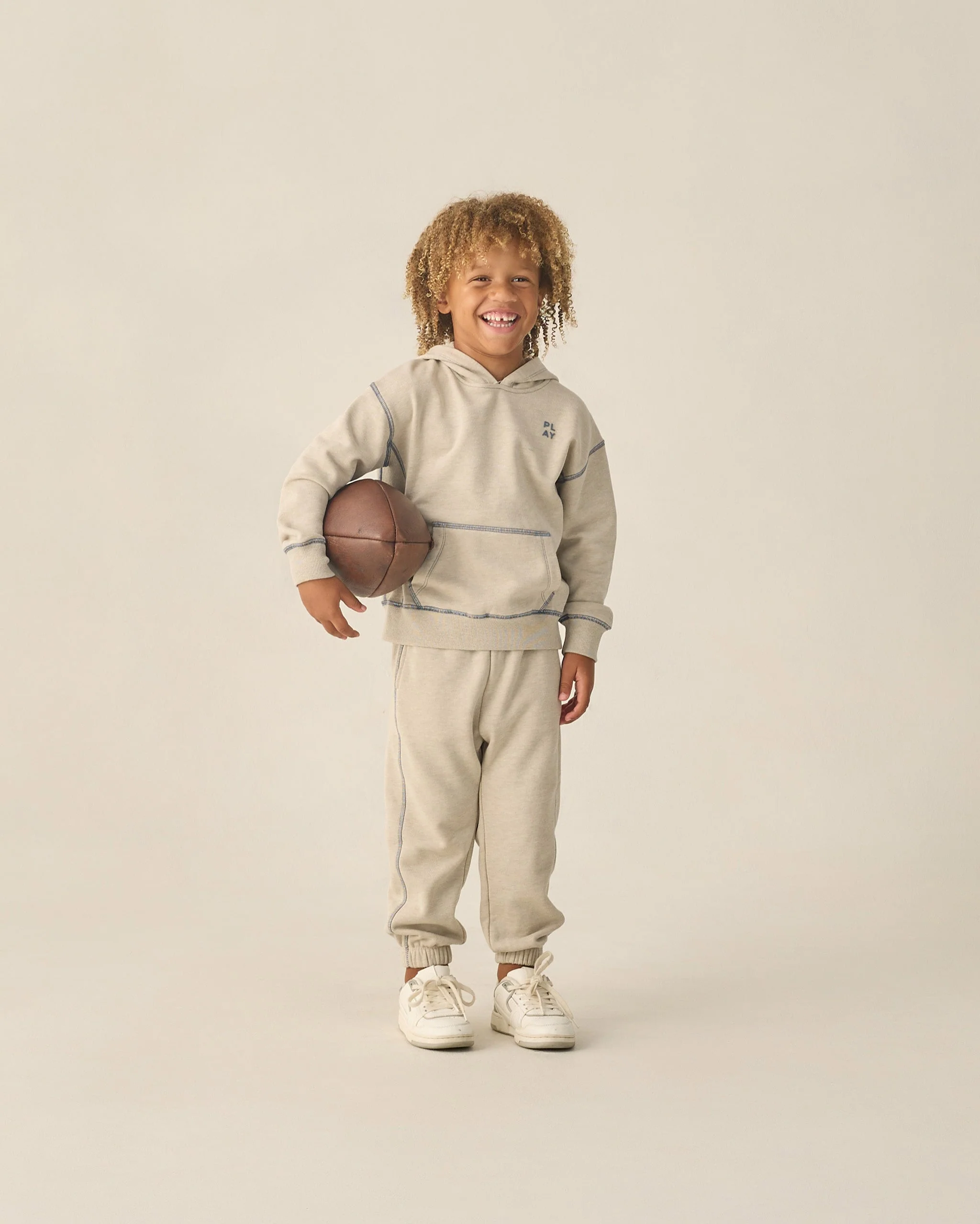 Baggy Sweatpant Heathered Oatmeal - Image 2
