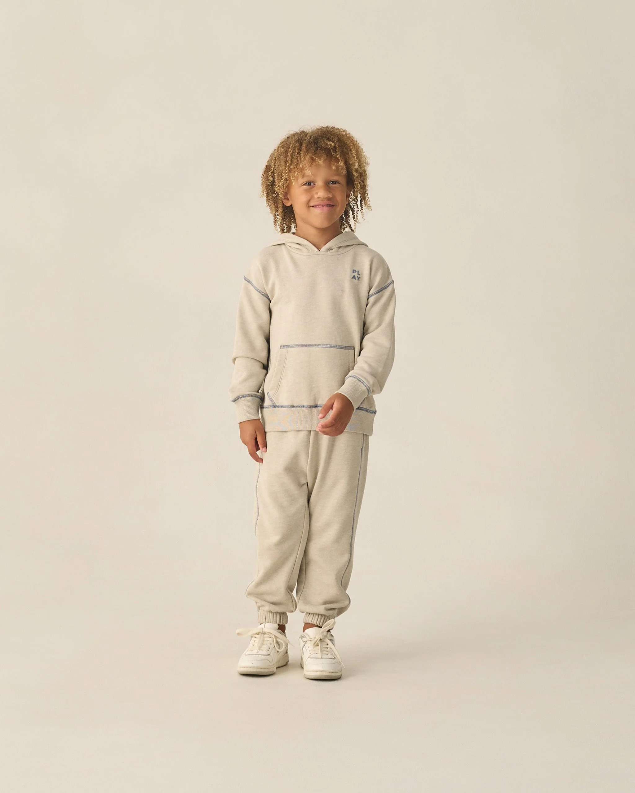 Baggy Sweatpant Heathered Oatmeal - Image 4
