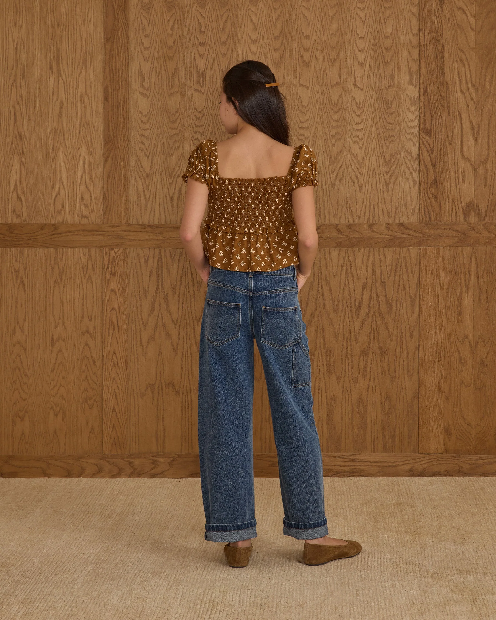 Baggy Wide Leg Pant || Indigo Denim Teen - Image 3