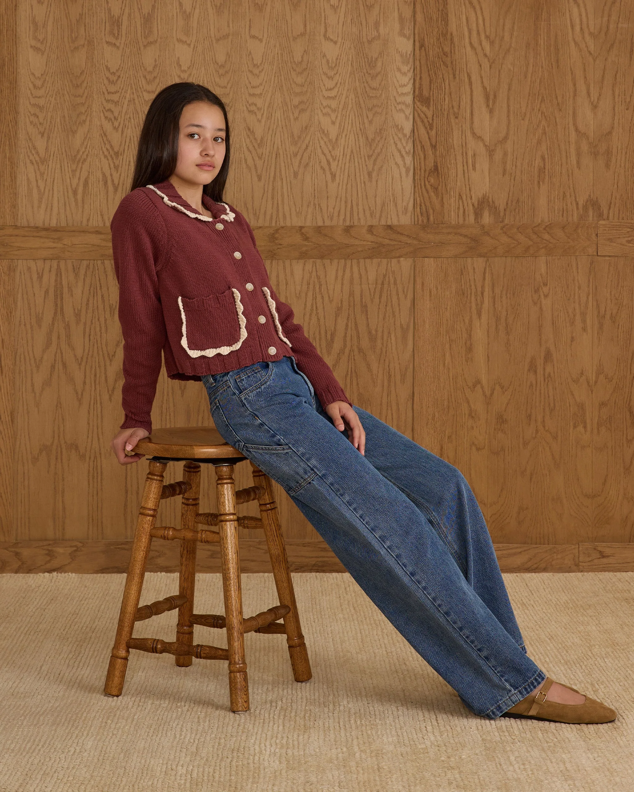 Baggy Wide Leg Pant || Indigo Denim Teen - Image 5