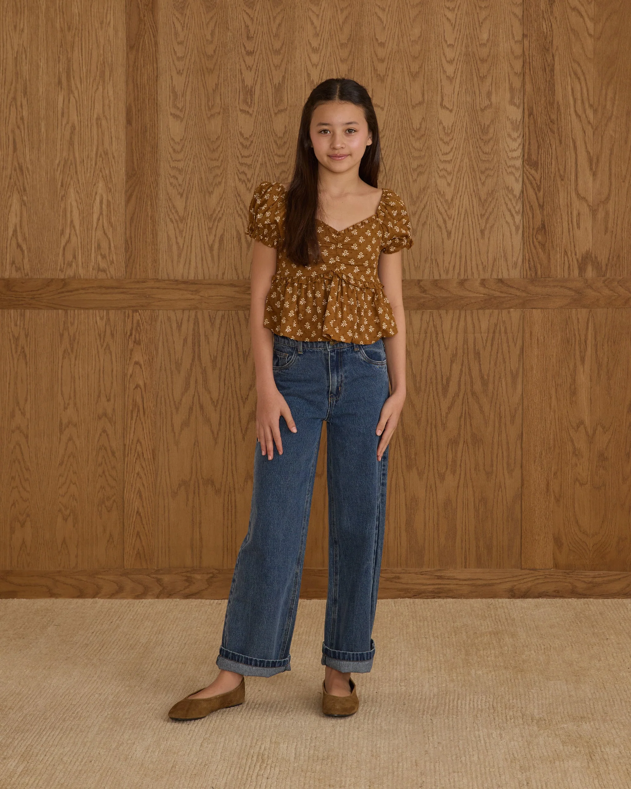 Baggy Wide Leg Pant || Indigo Denim Teen - Image 6