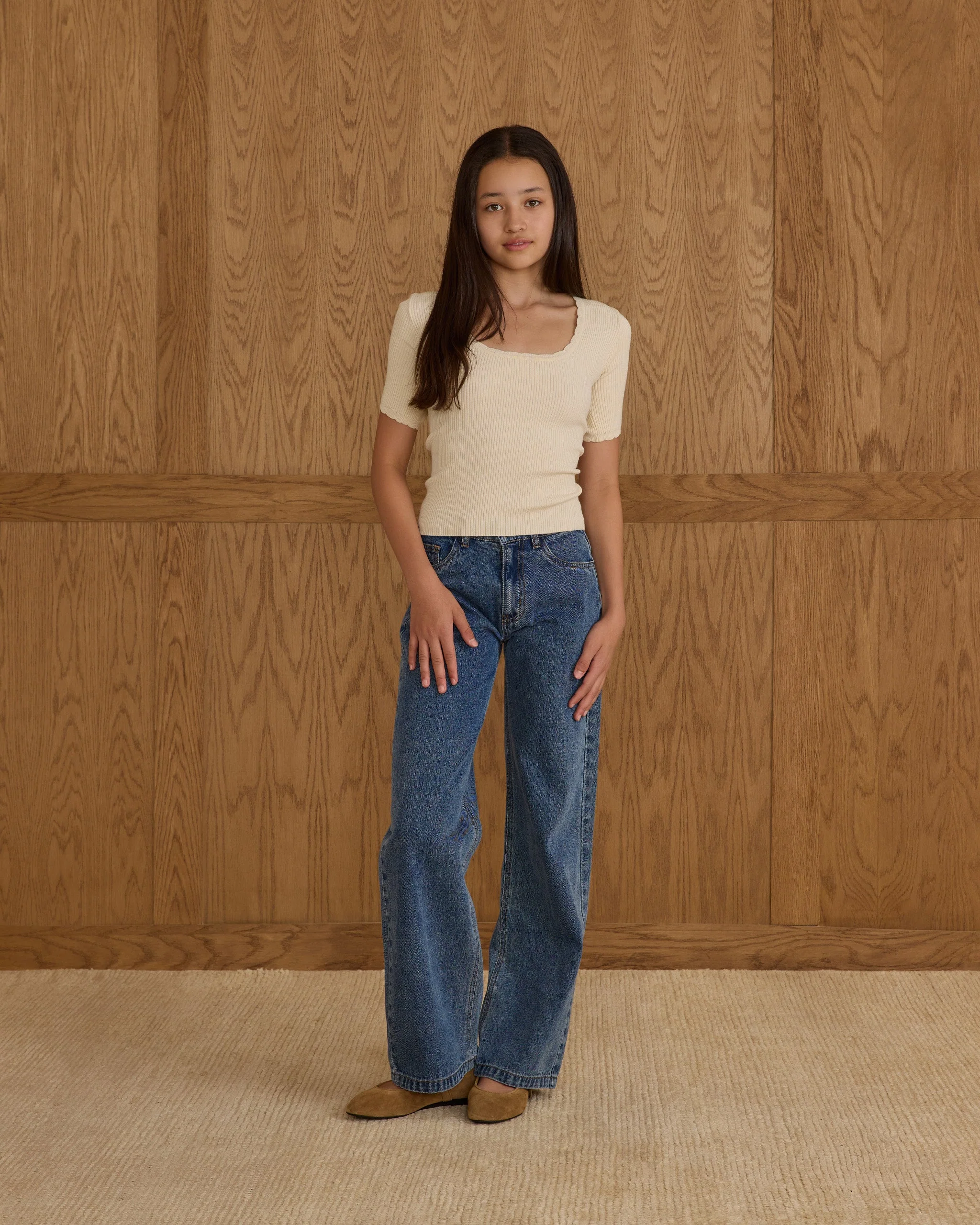 Baggy Wide Leg Pant || Indigo Denim Teen - Image 7