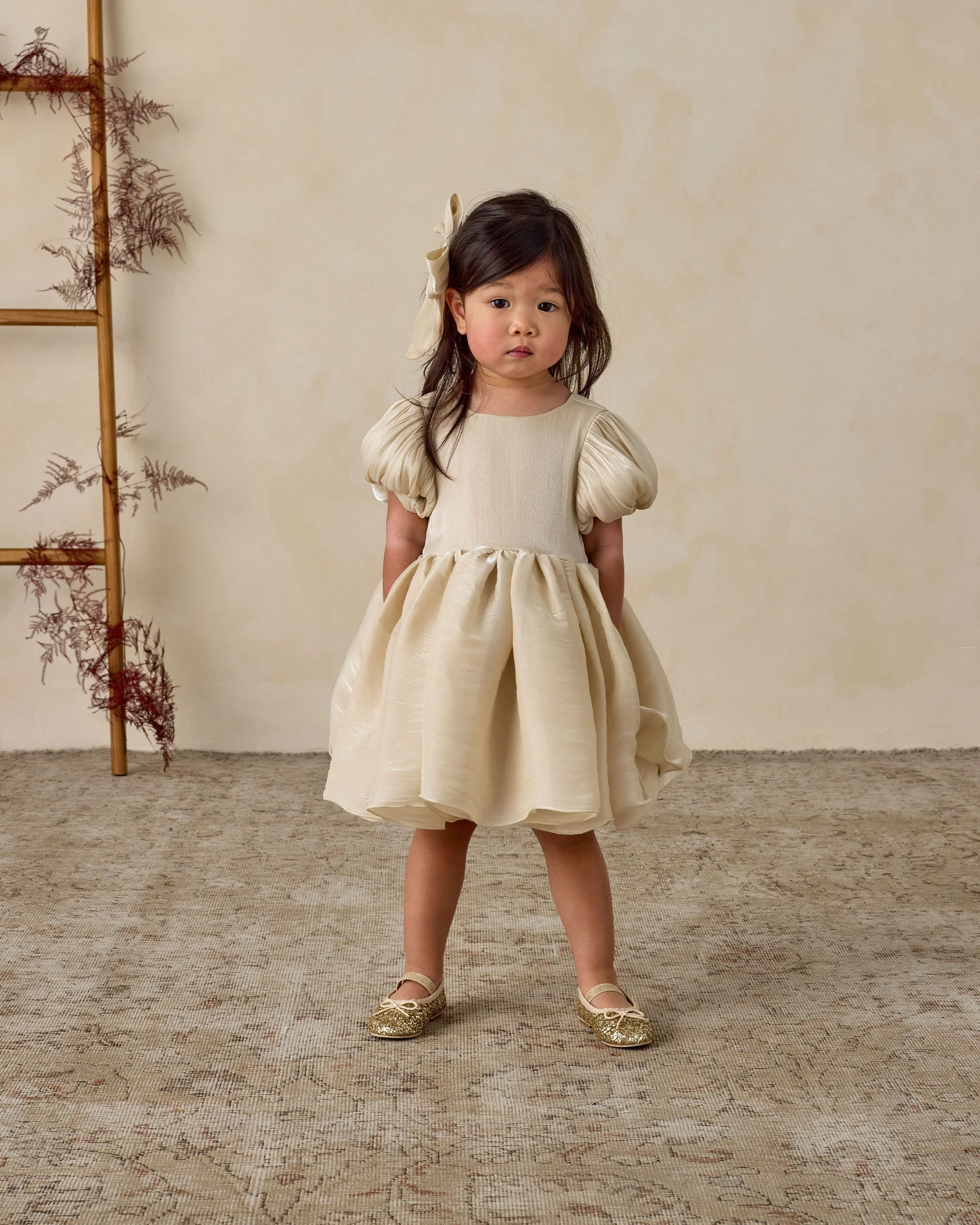 Ballet Flats | Gold Sparkle - Image 5