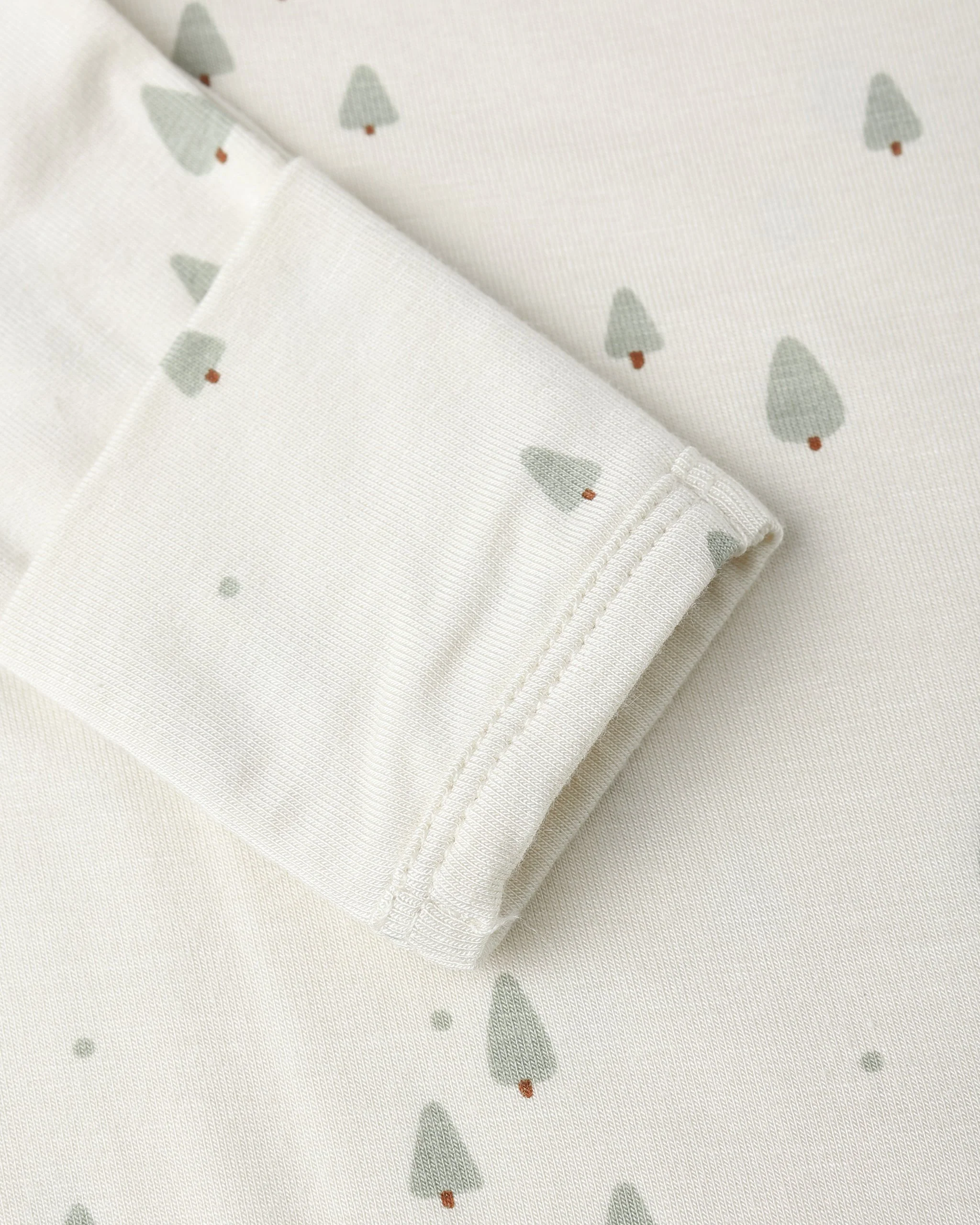 Bamboo Baby Gown + Hat Set || Trees - Image 2
