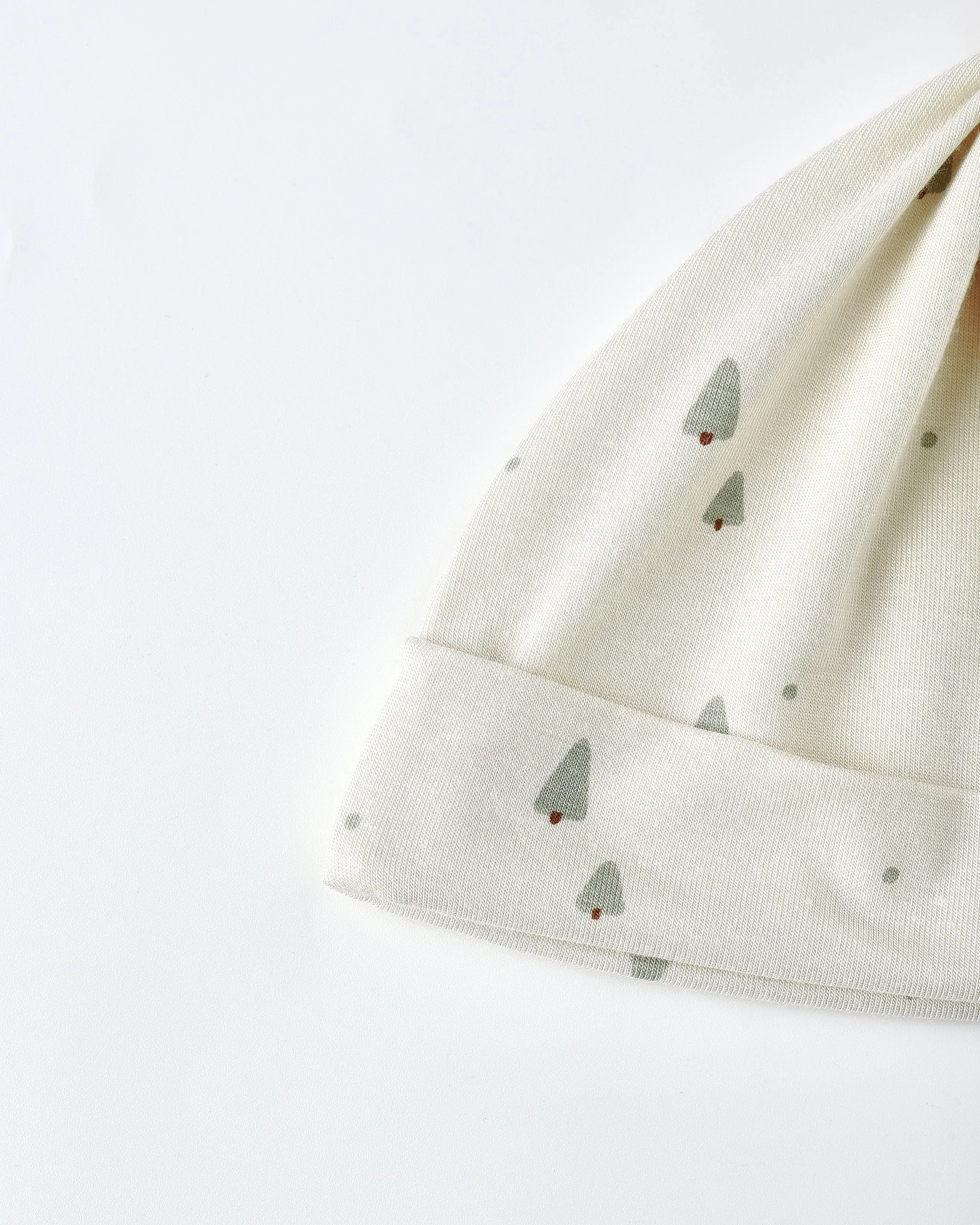Bamboo Baby Gown + Hat Set || Trees - Image 3