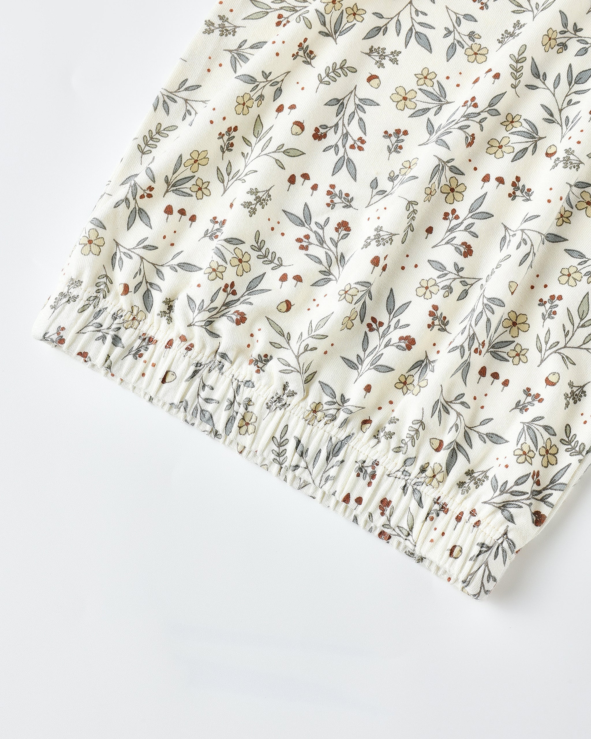 Bamboo Baby Gown + Hat Set || Woodland - Image 3