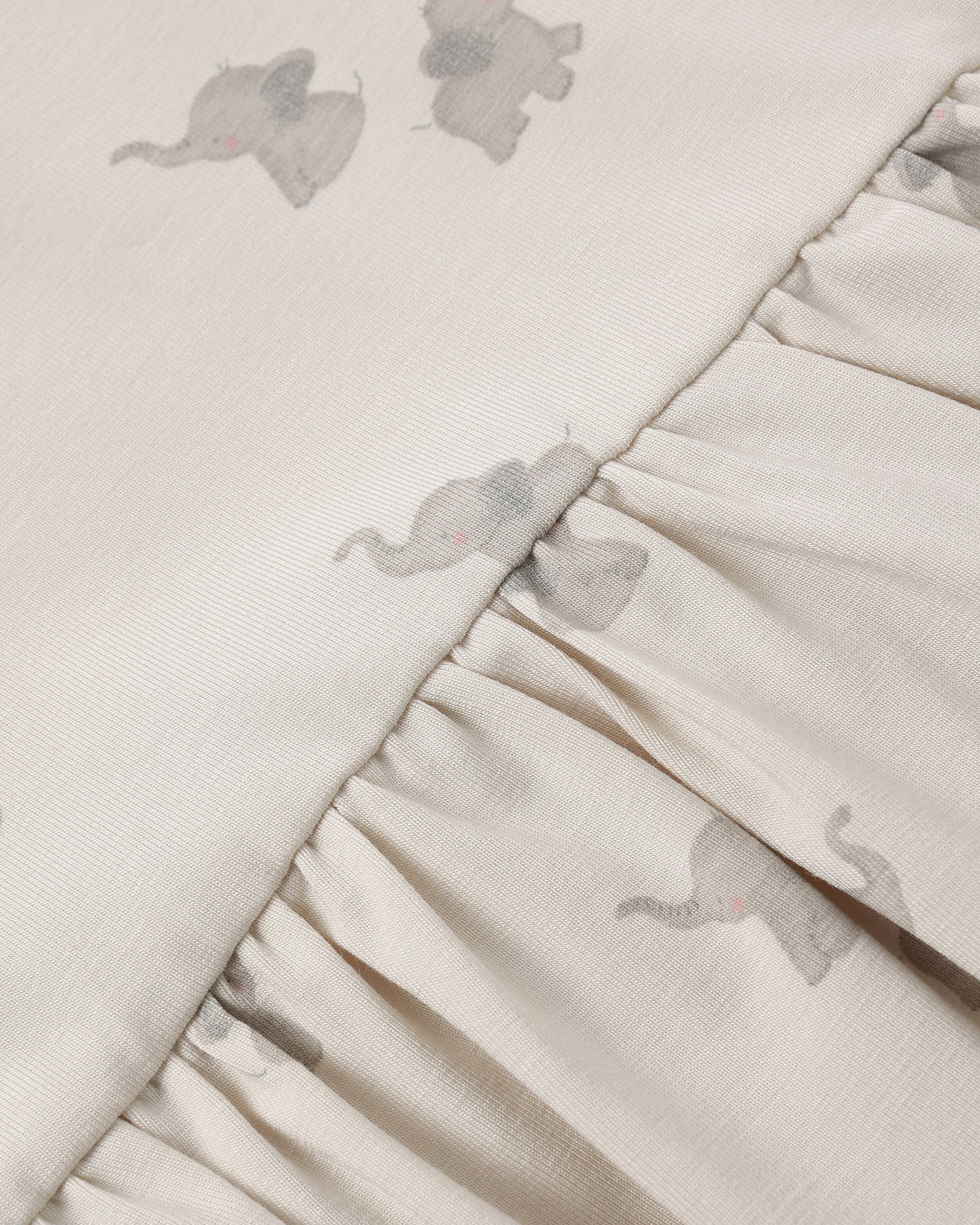 Bamboo Babydoll Dress Elephants - Image 3
