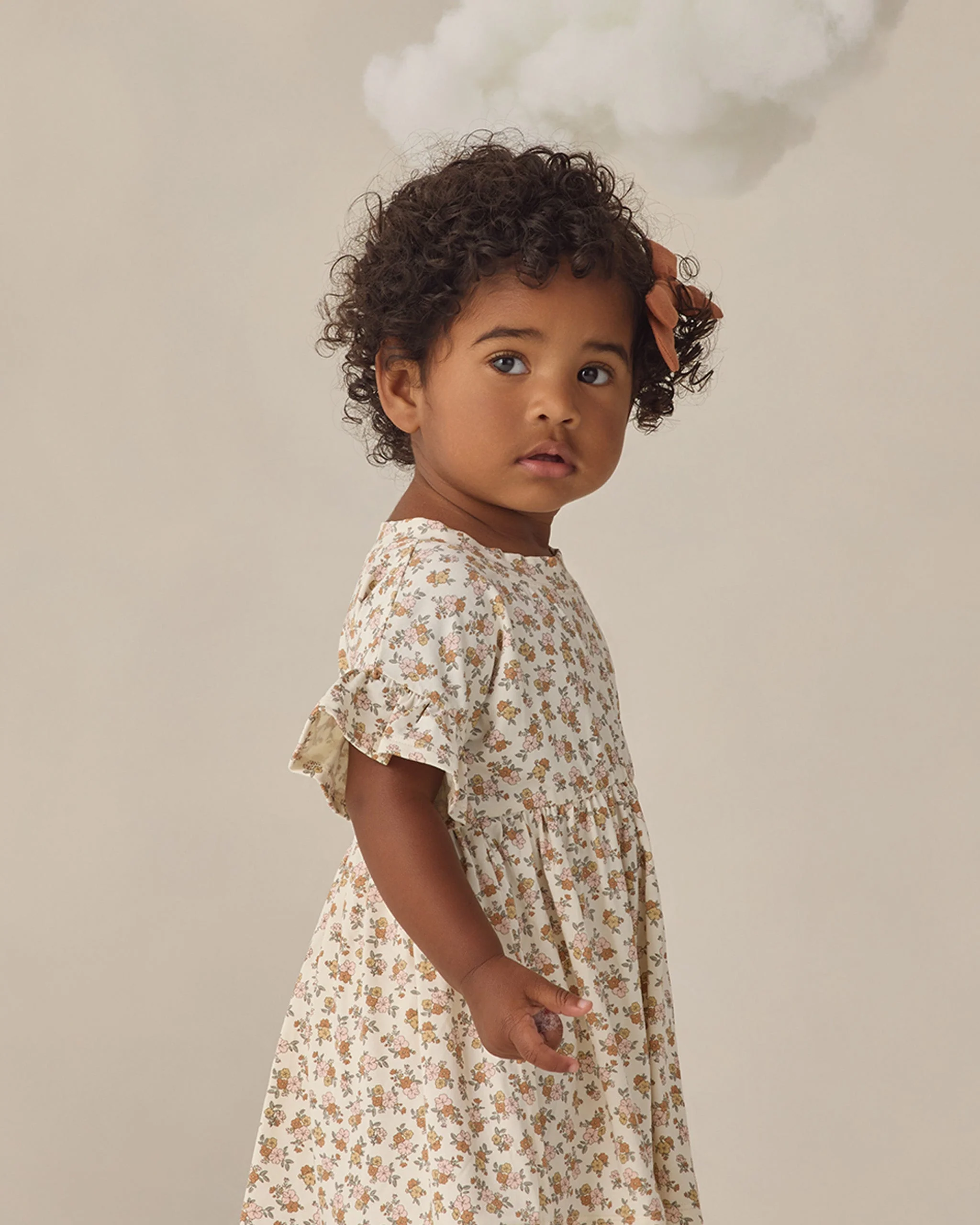 Bamboo Babydoll Dress Wildflower - Image 3